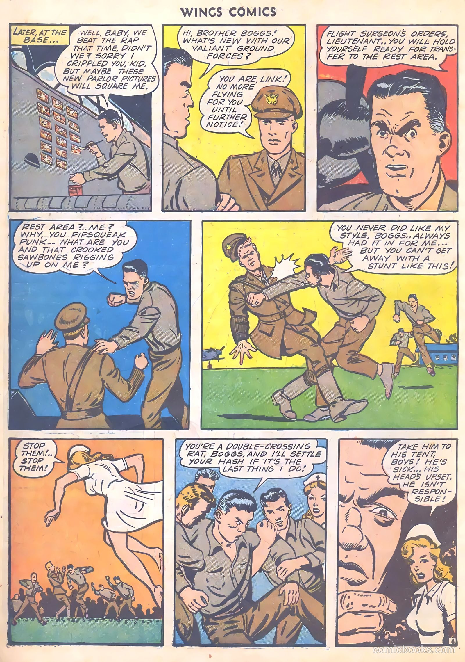 Wings Comics #35 — page 8 of 60