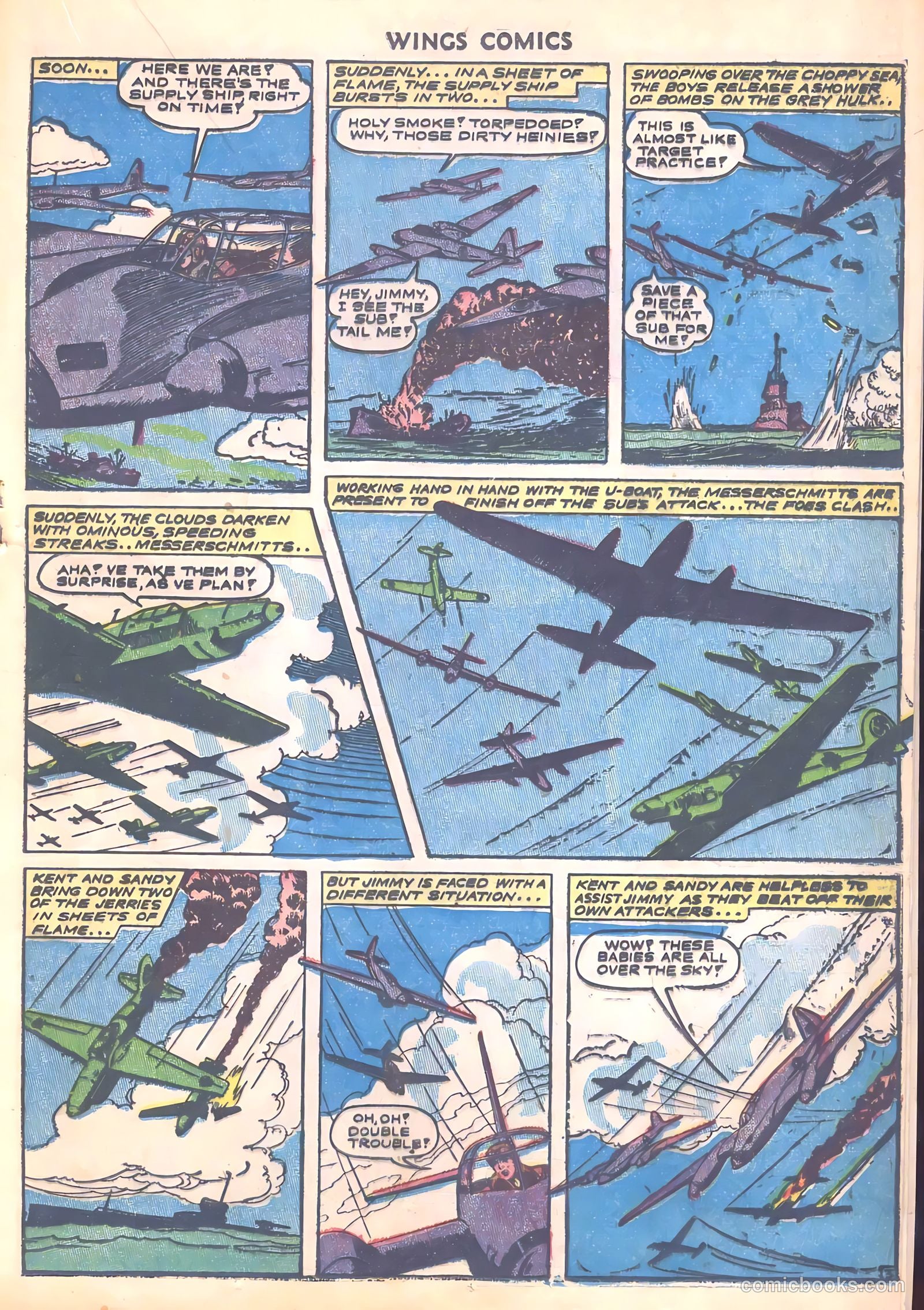Wings Comics #35 — page 39 of 60