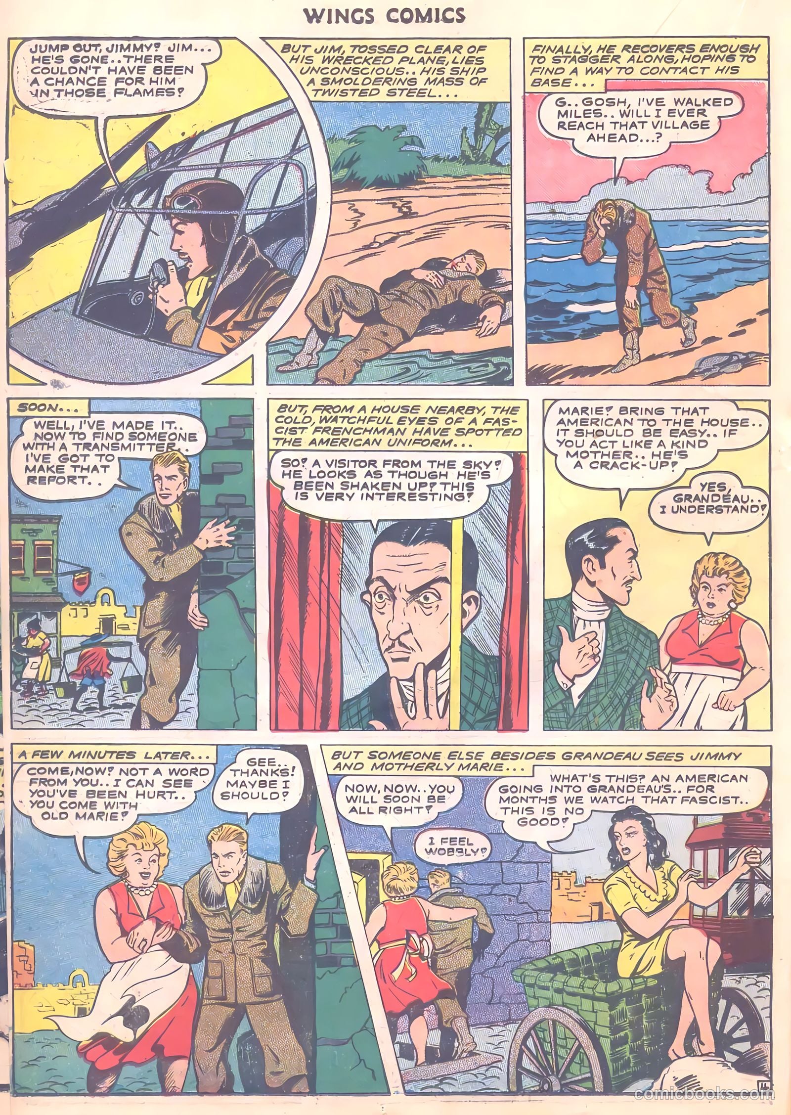 Wings Comics #35 — page 40 of 60