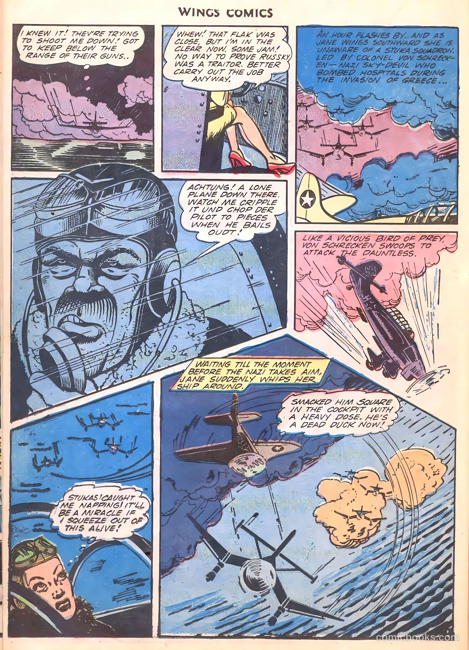 Wings Comics #35 — page 46 of 60