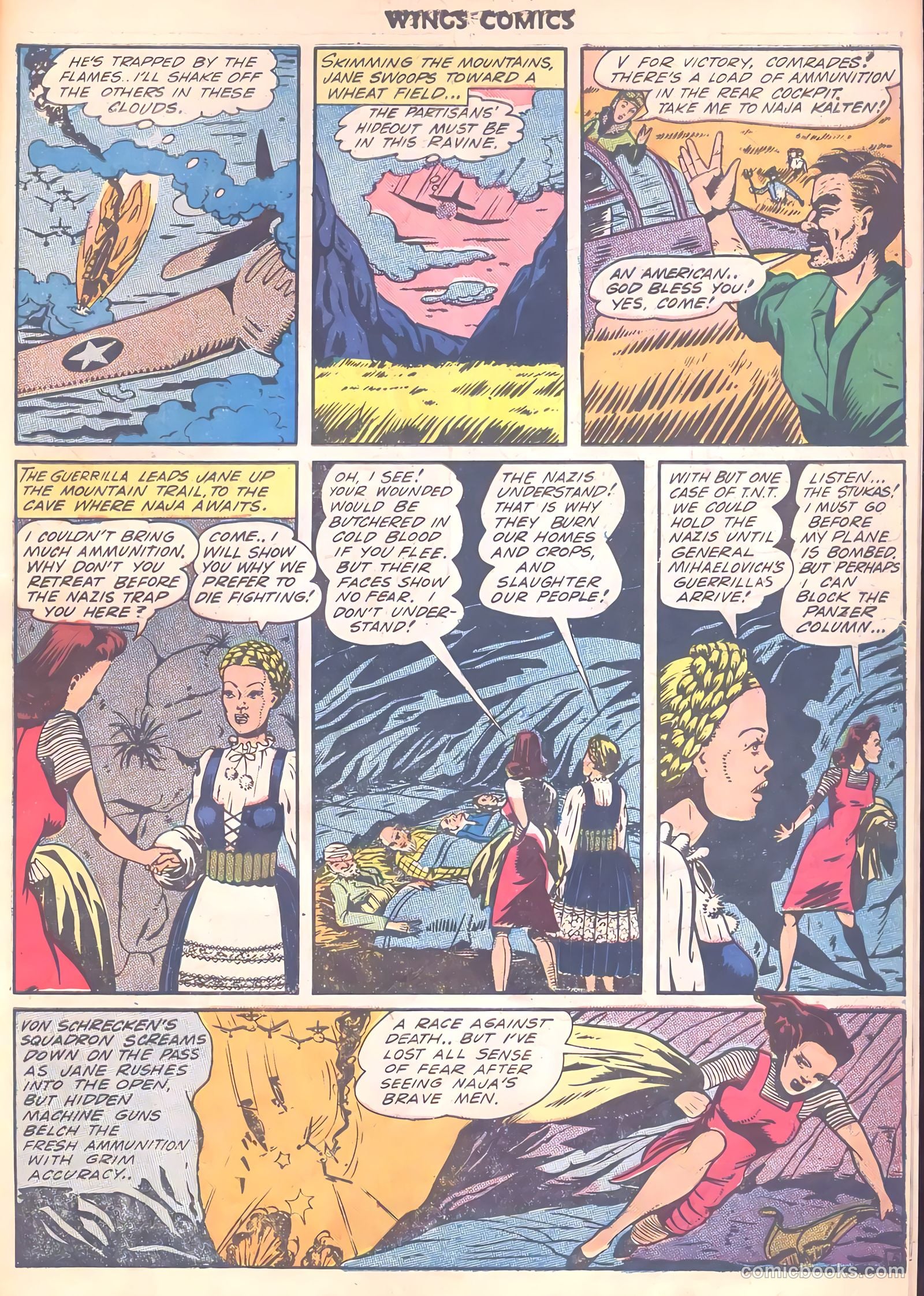 Wings Comics #35 — page 47 of 60