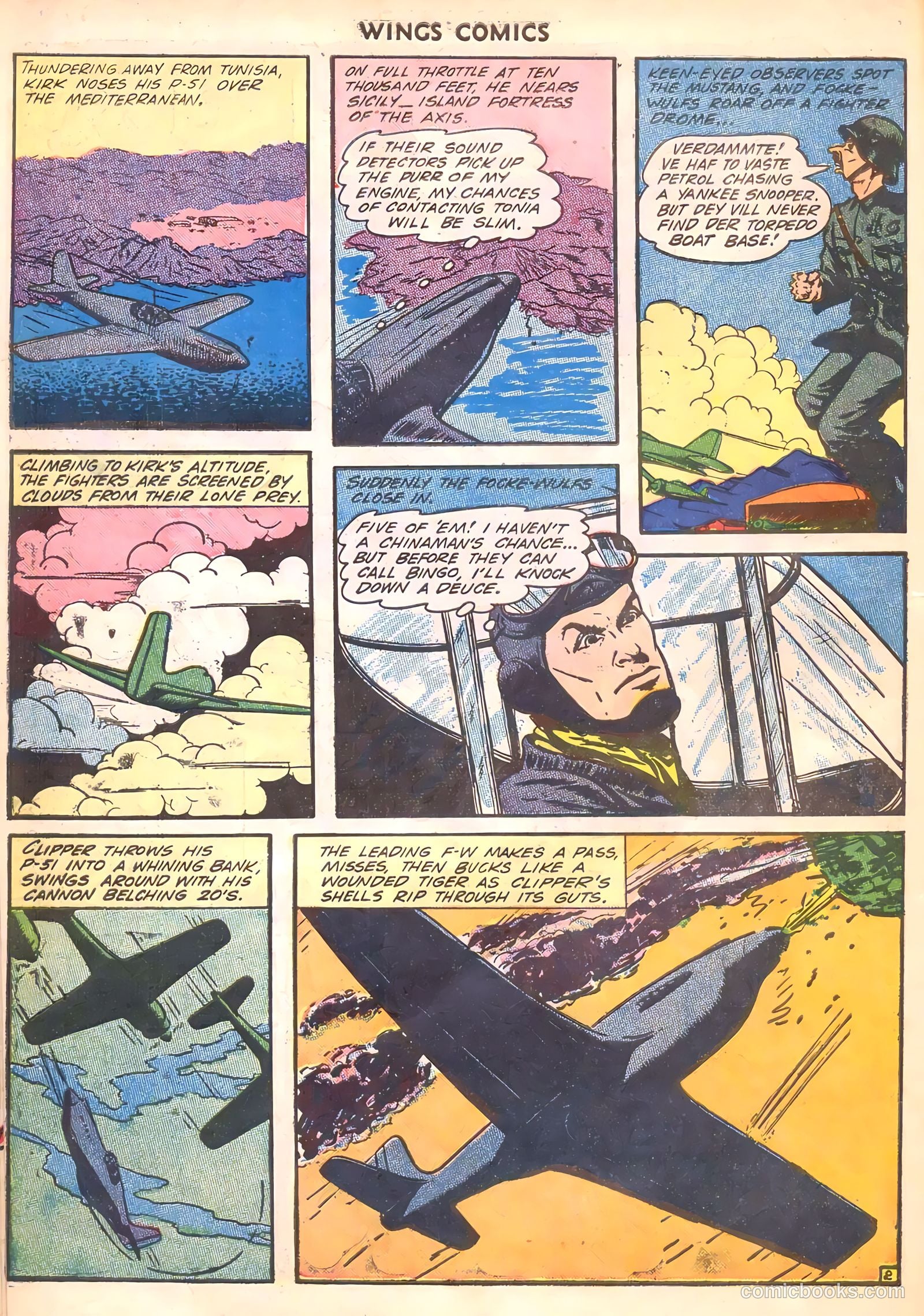 Wings Comics #35 — page 52 of 60