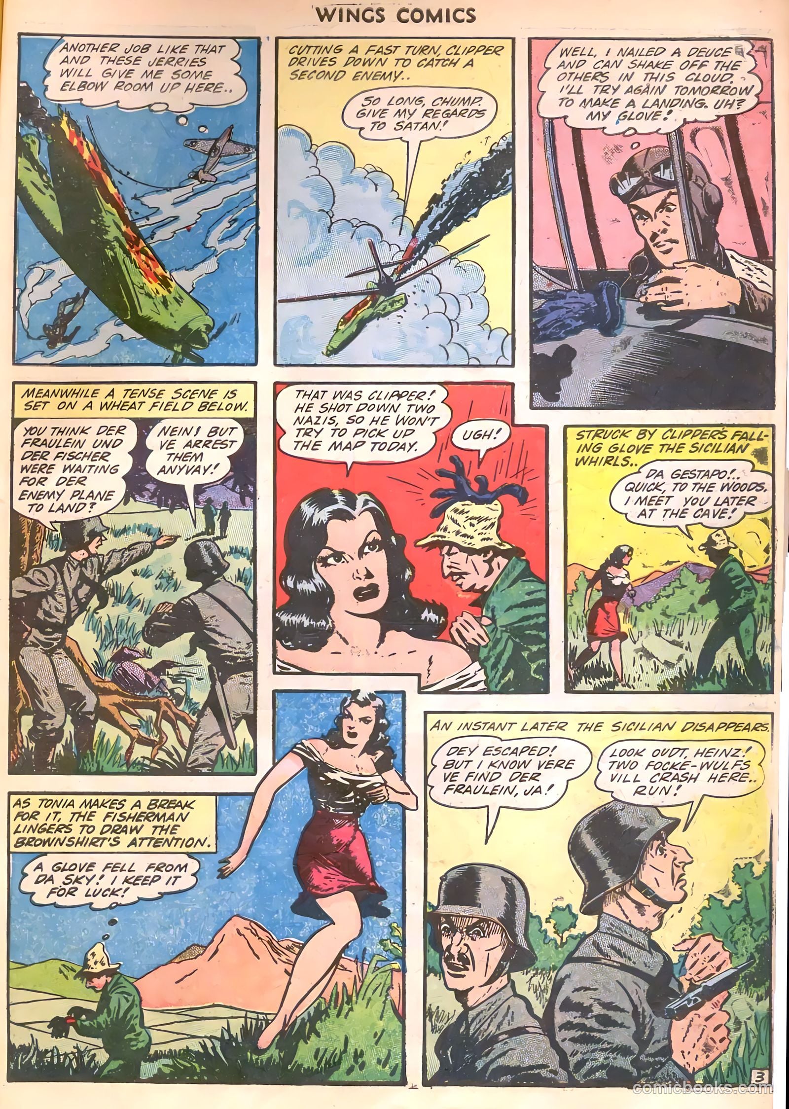 Wings Comics #35 — page 53 of 60