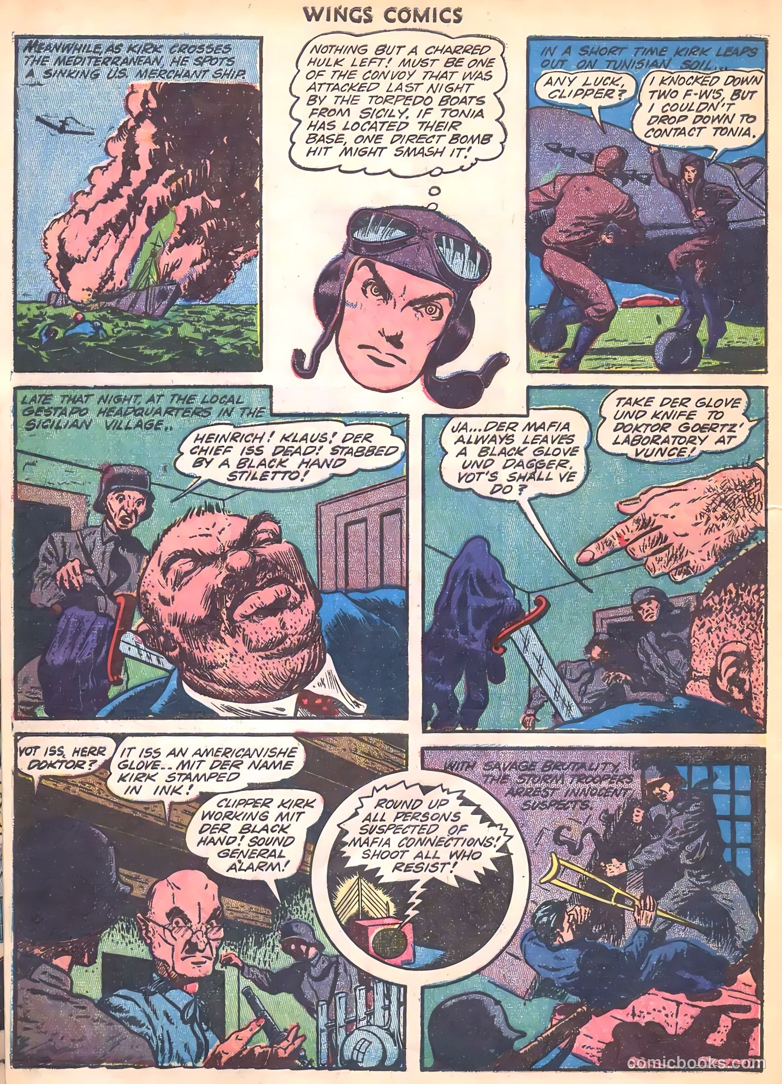 Wings Comics #35 — page 54 of 60