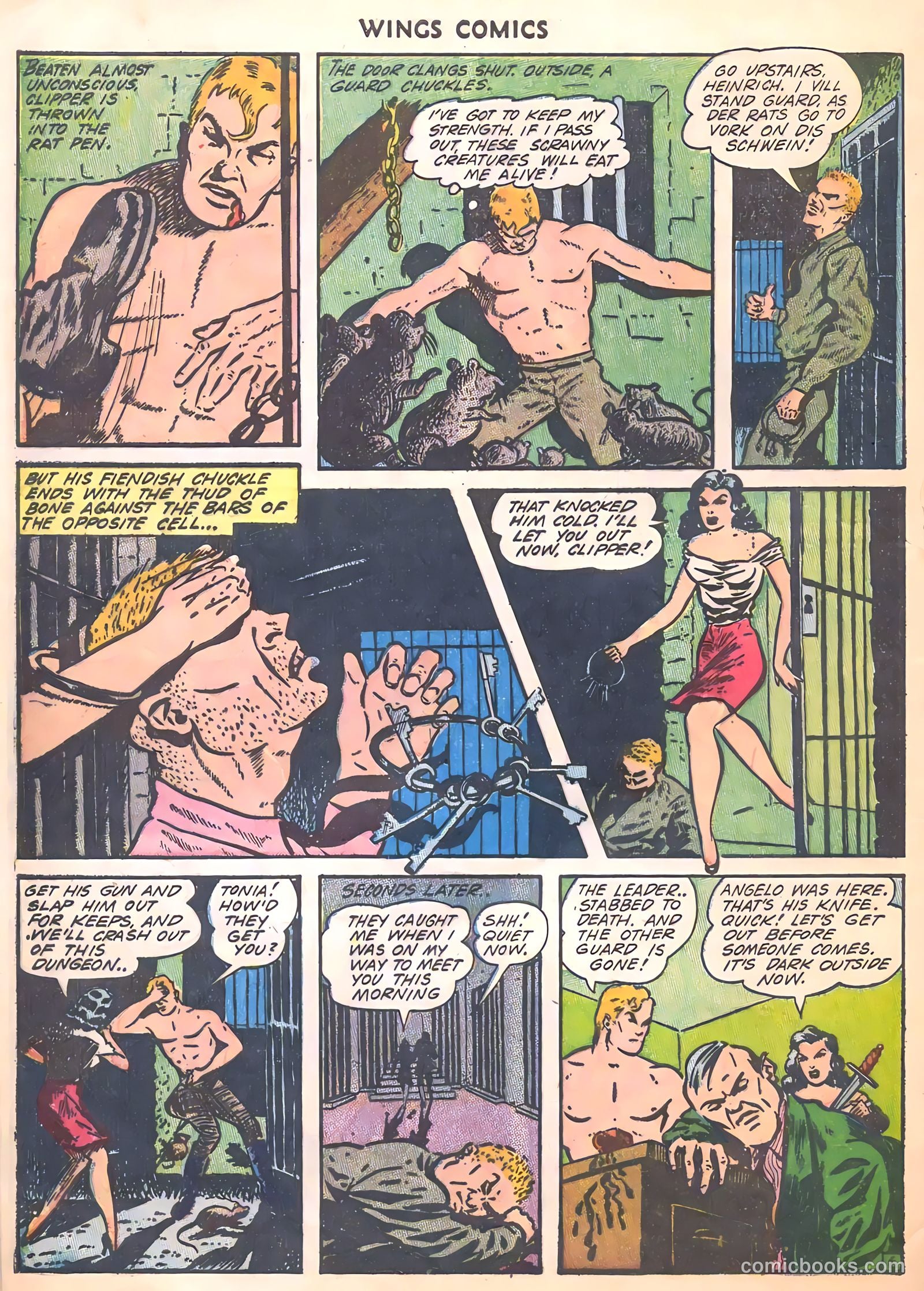 Wings Comics #35 — page 56 of 60