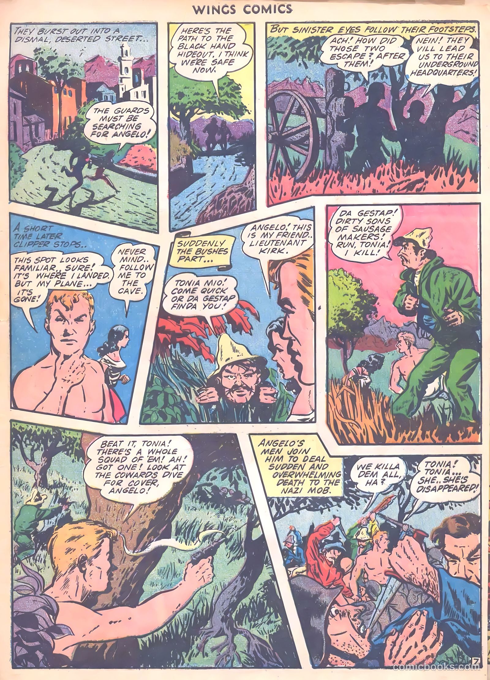 Wings Comics #35 — page 57 of 60