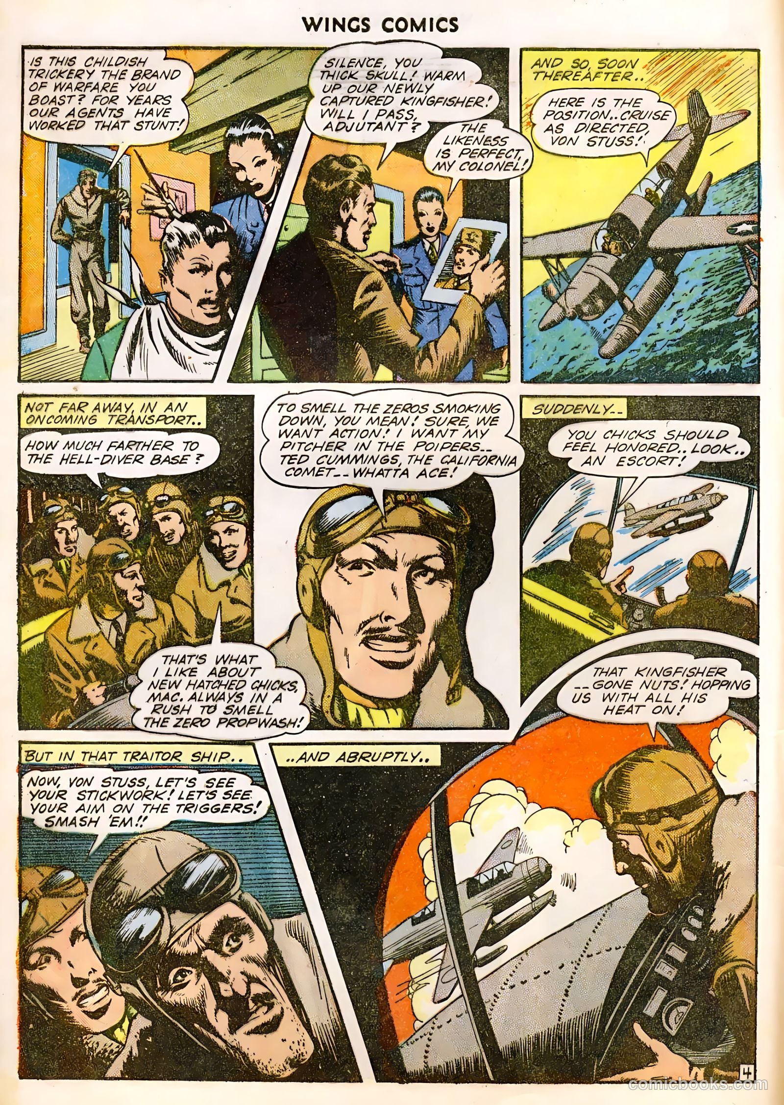 Wings Comics #36 — page 6 of 61