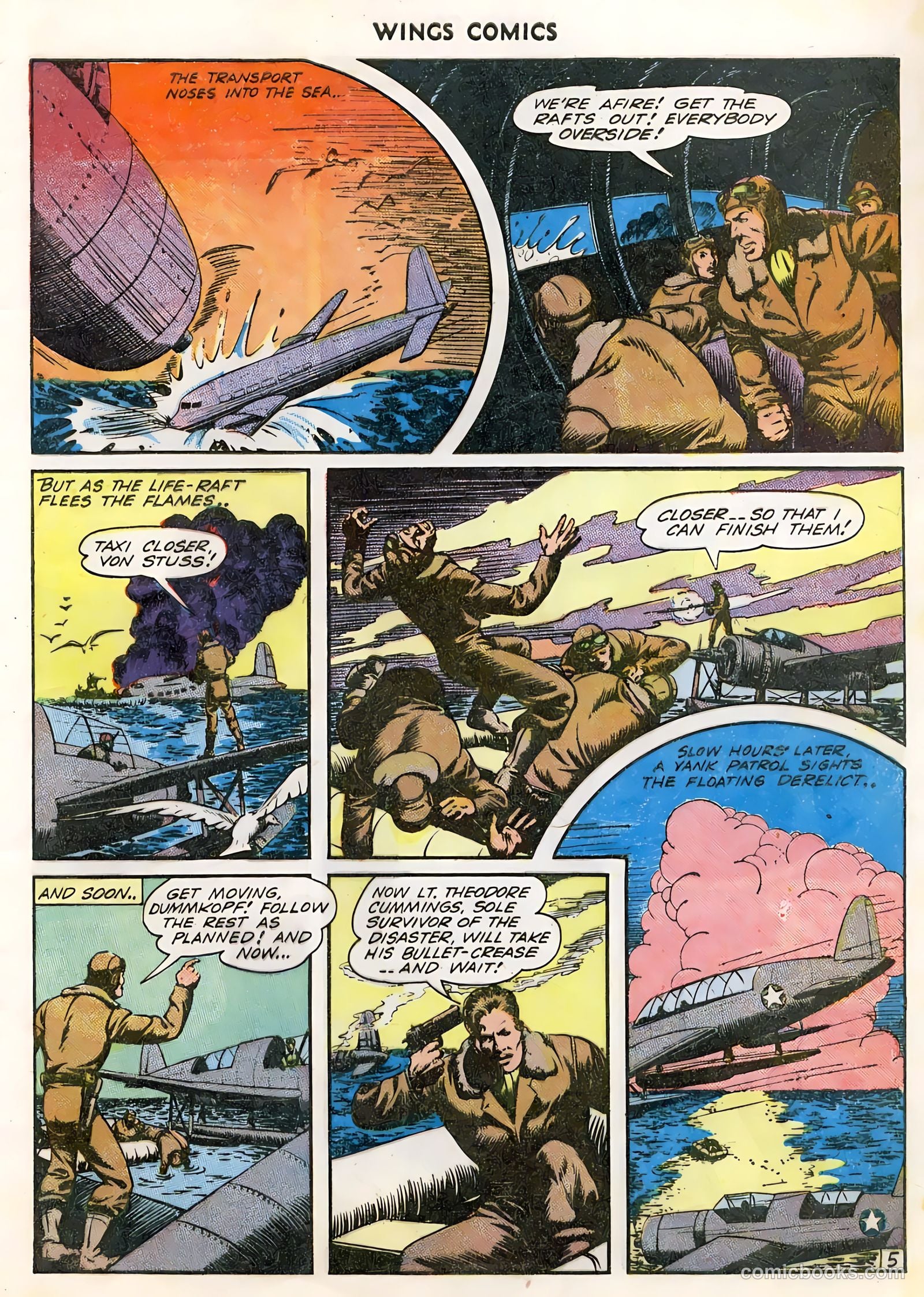 Wings Comics #36 — page 7 of 61