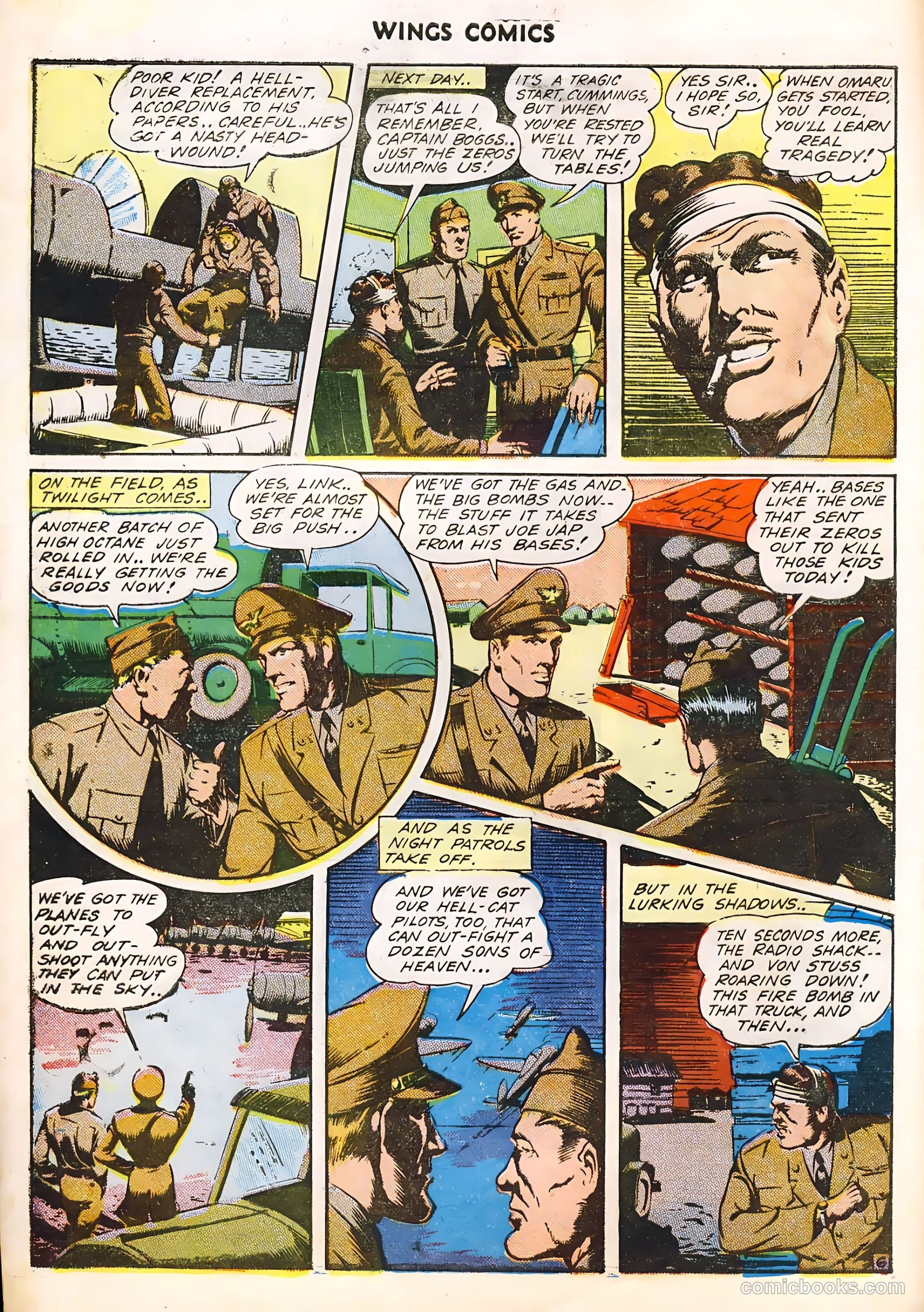 Wings Comics #36 — page 8 of 61