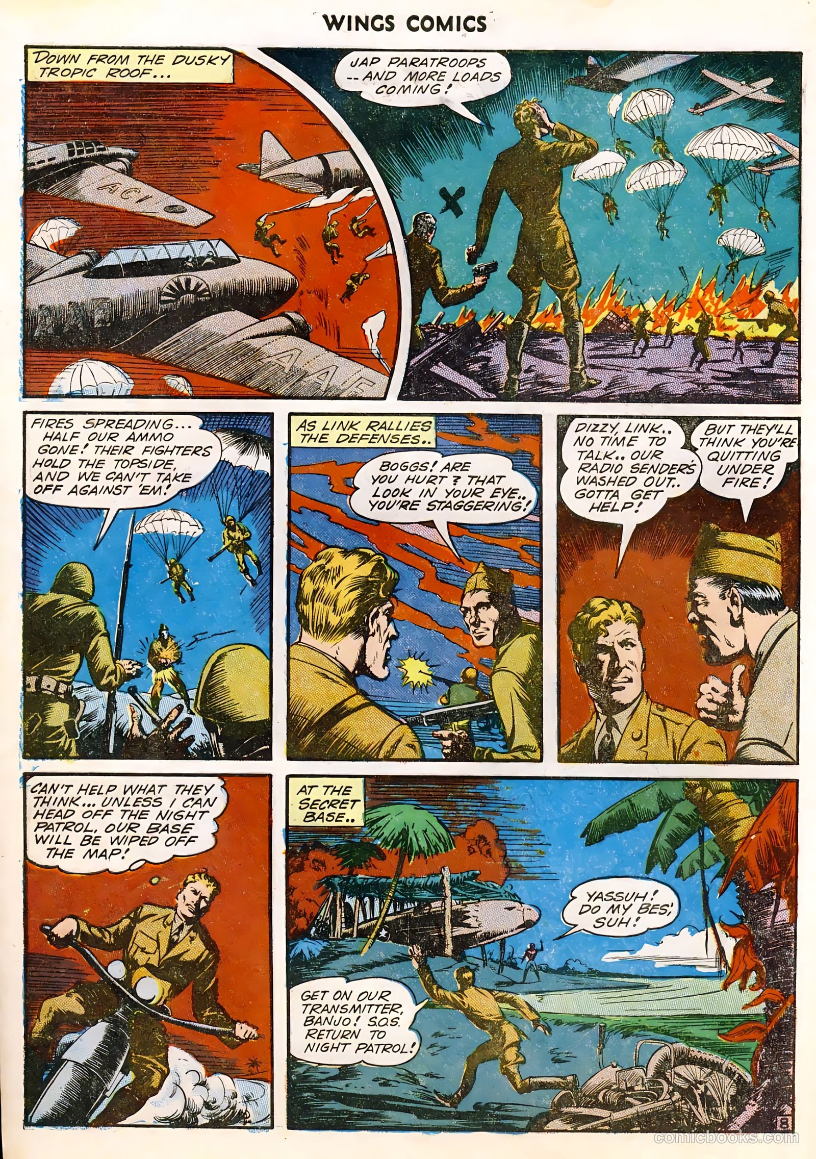 Wings Comics #36 — page 10 of 61