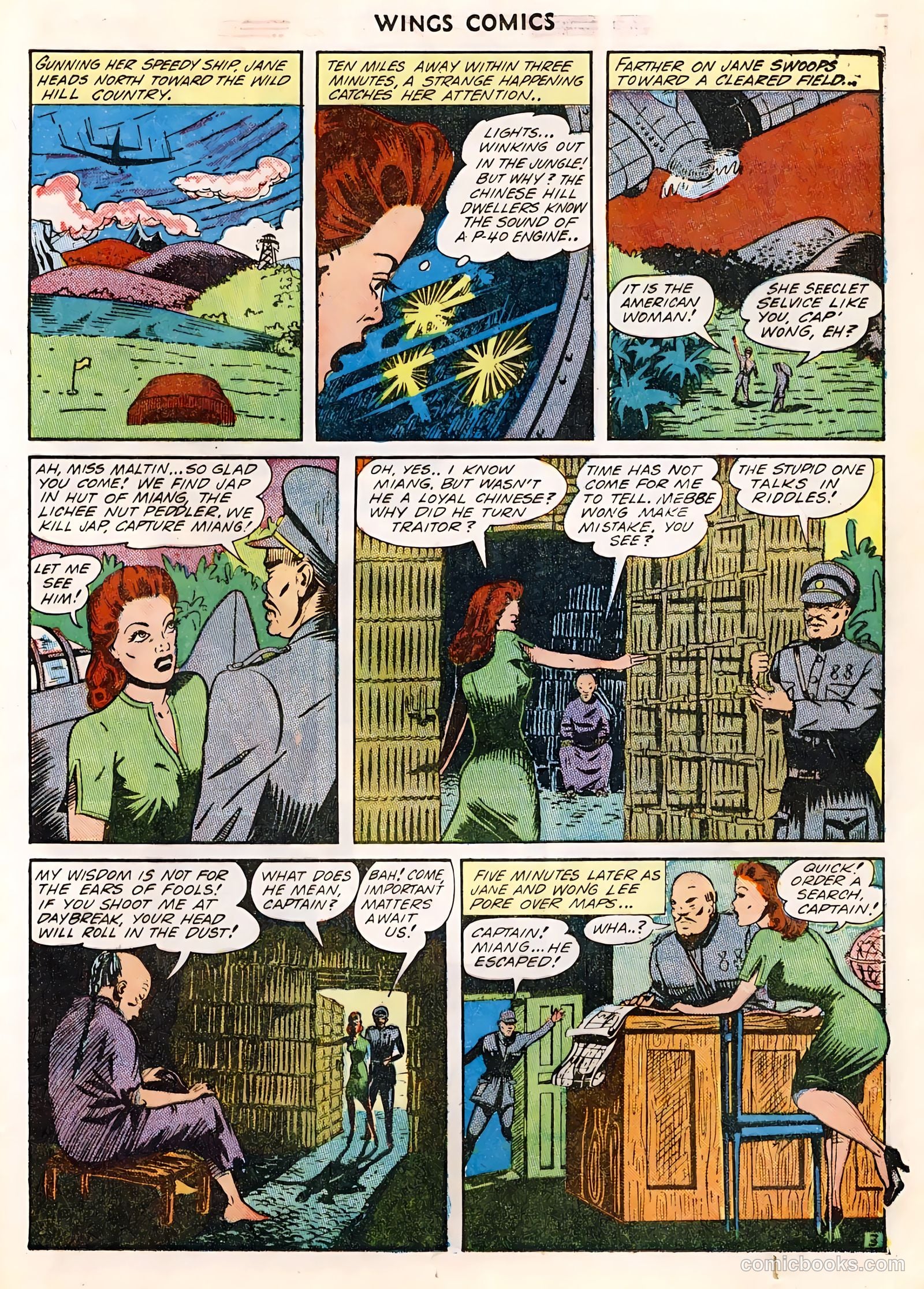 Wings Comics #36 — page 40 of 61