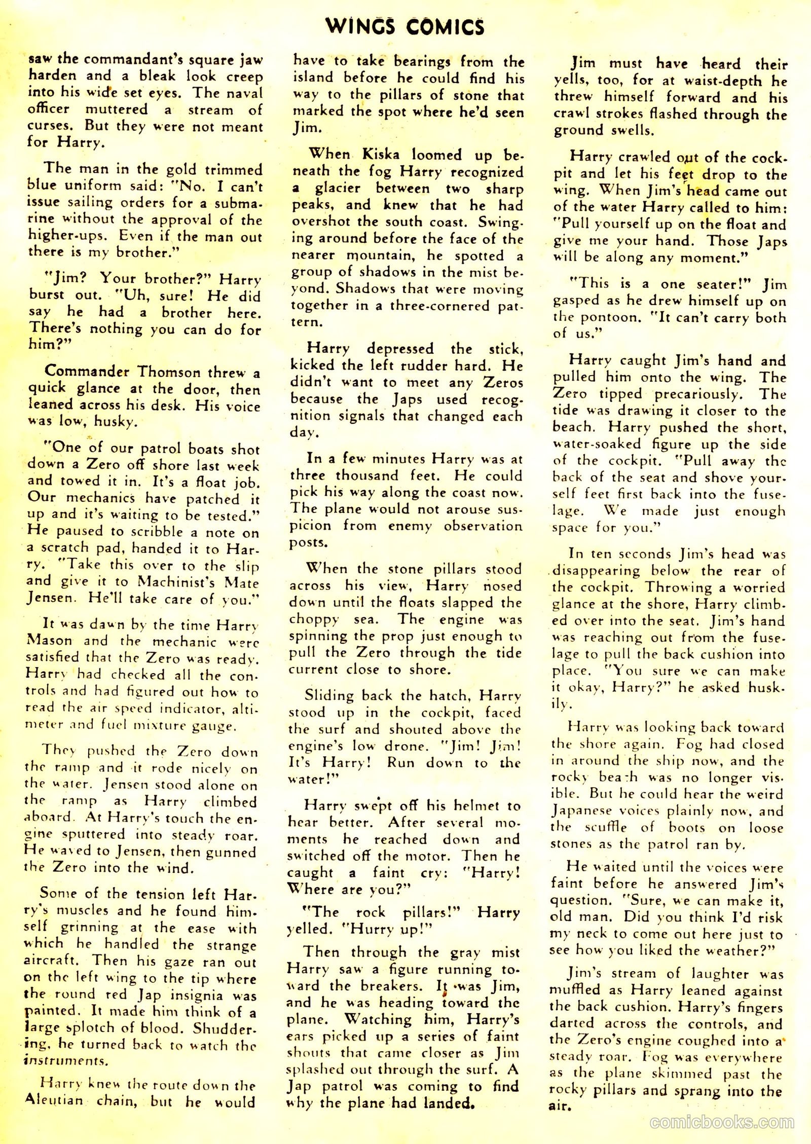 Wings Comics #36 — page 45 of 61