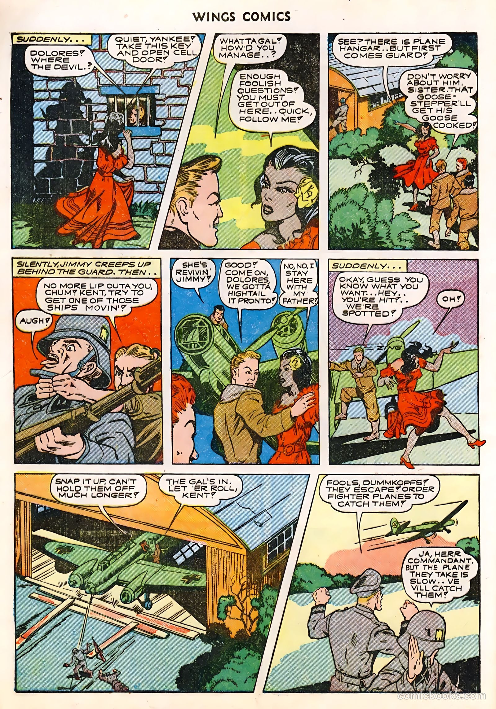 Wings Comics #36 — page 49 of 61