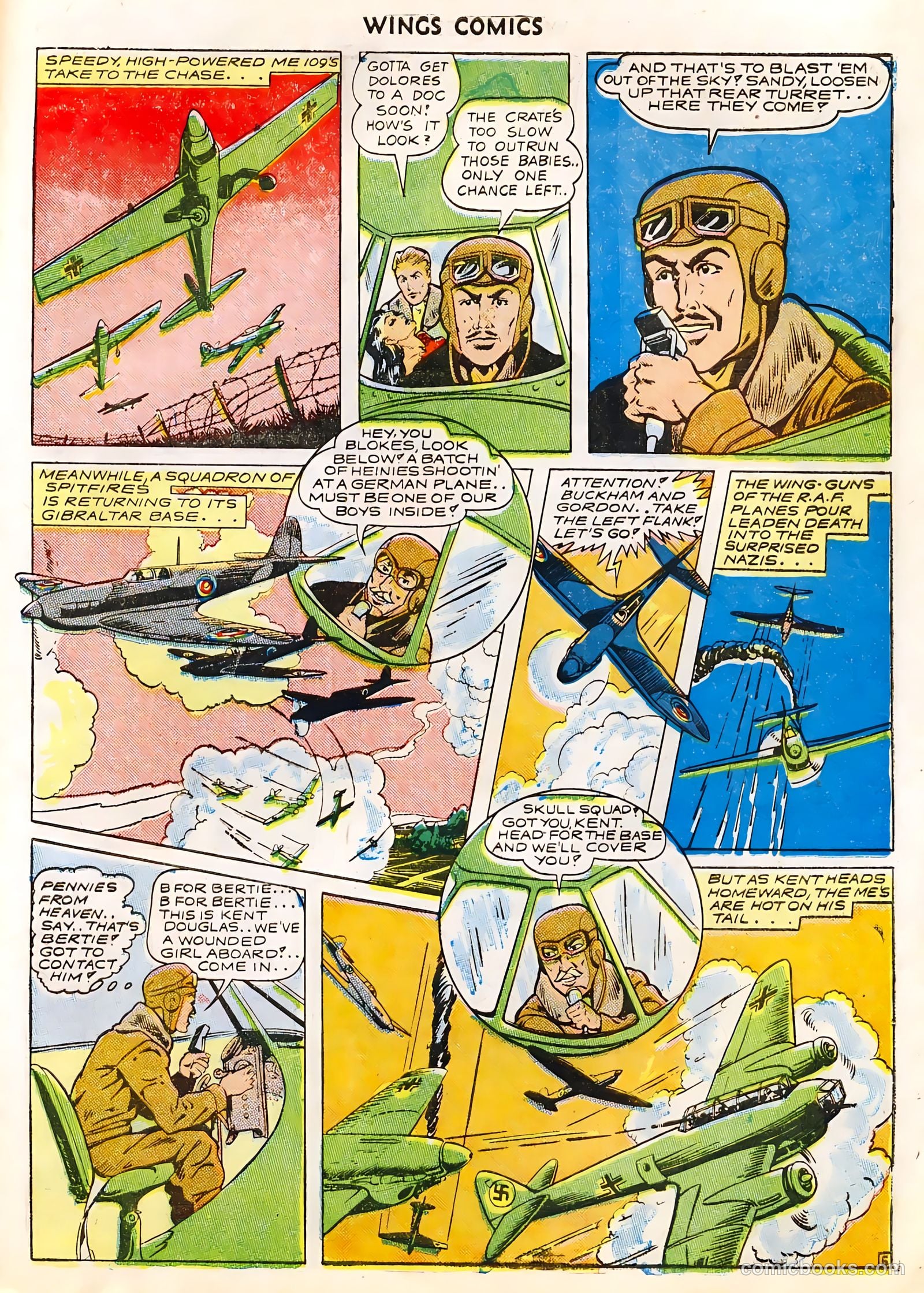 Wings Comics #36 — page 50 of 61