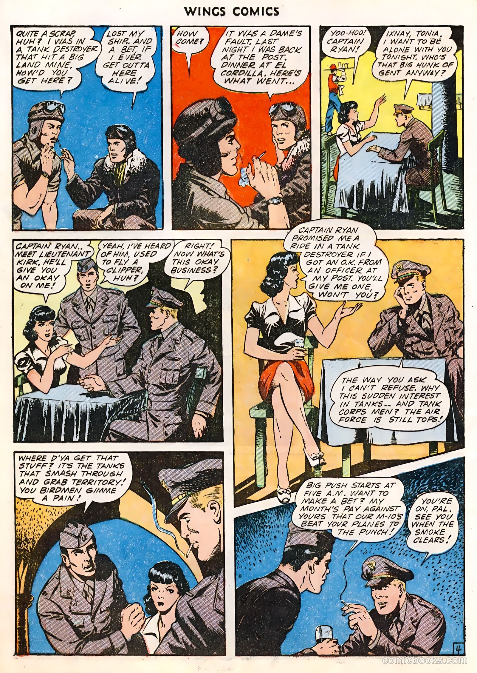 Wings Comics #36 — page 55 of 61