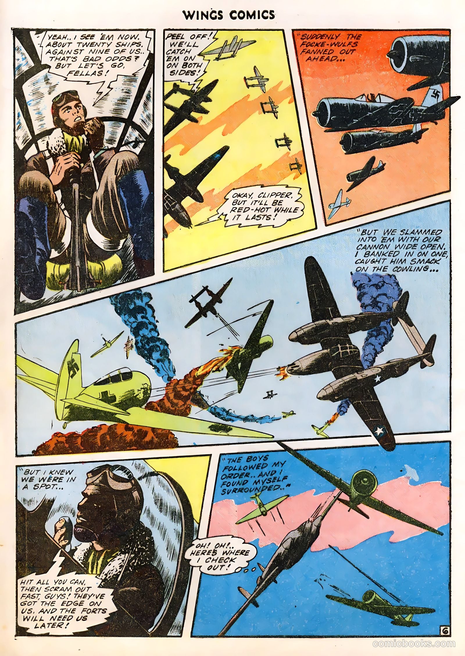 Wings Comics #36 — page 57 of 61