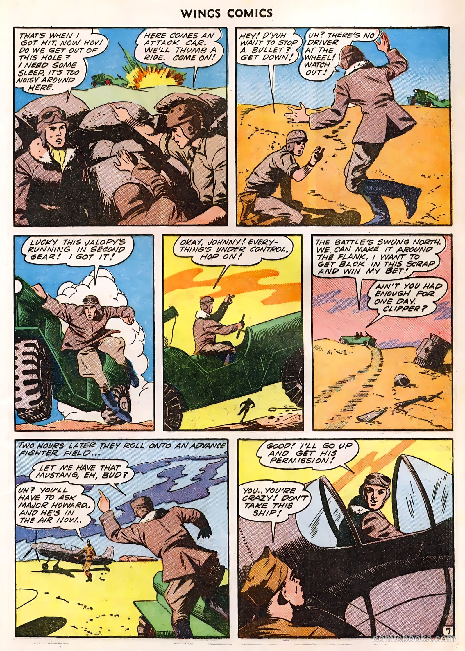 Wings Comics #36 — page 58 of 61