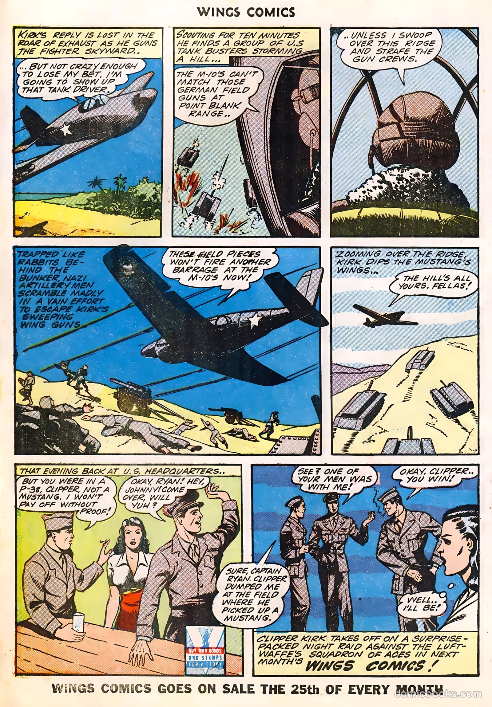 Wings Comics #36 — page 59 of 61