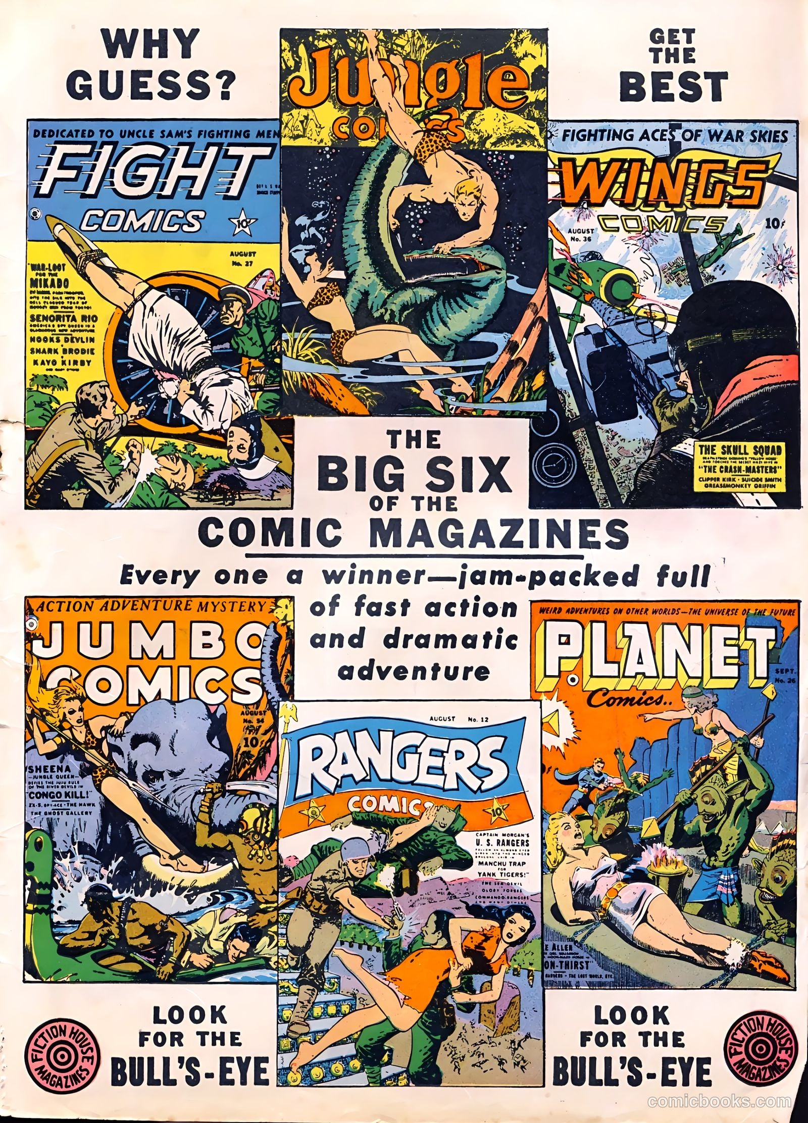 Wings Comics #36 — page 60 of 61