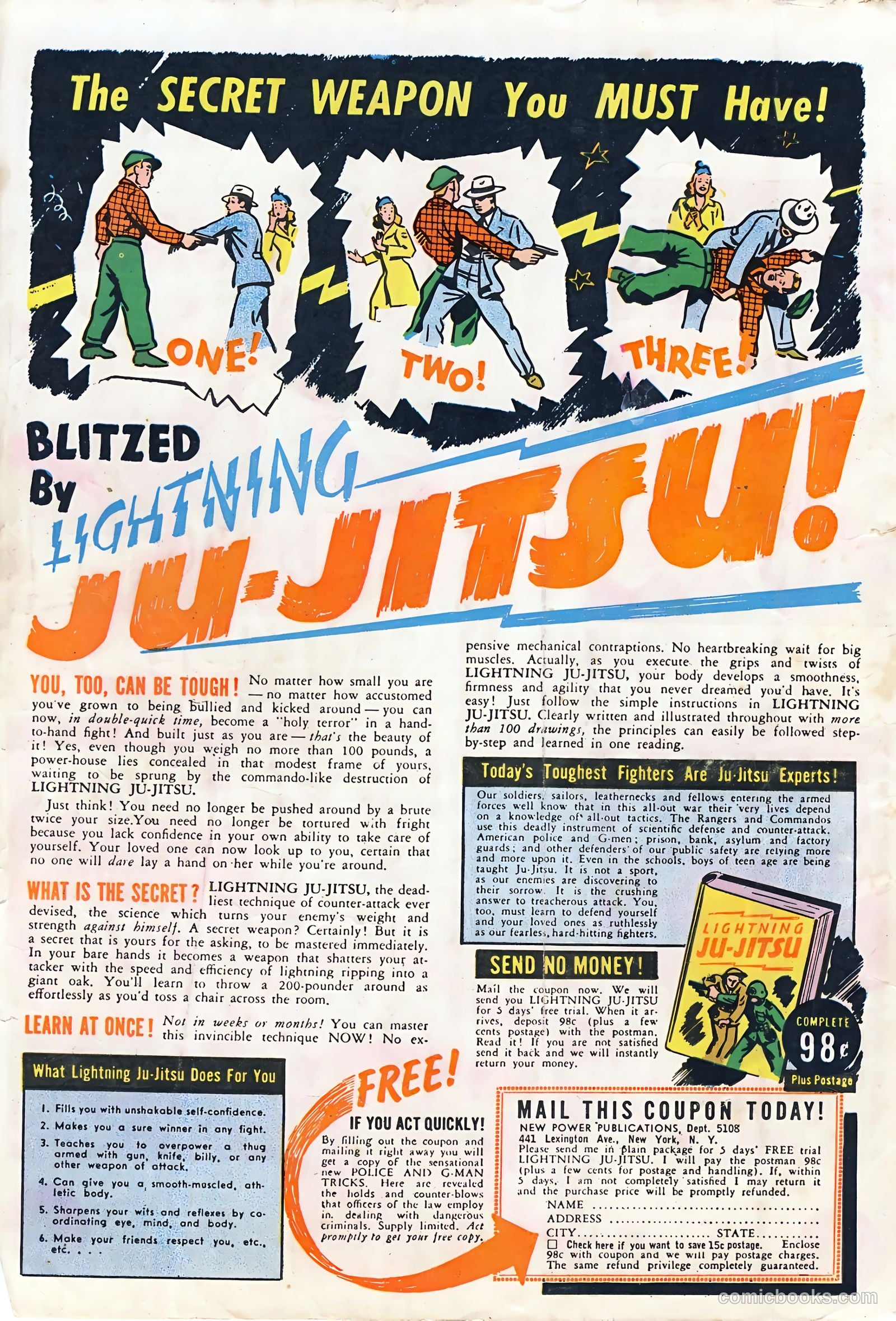 Wings Comics #36 — page 61 of 61