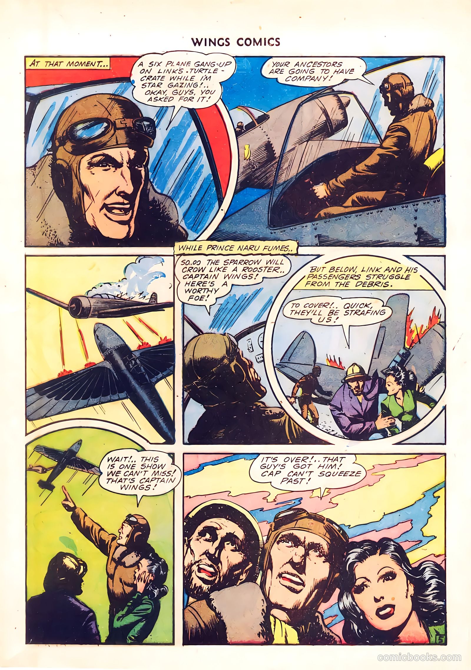 Wings Comics #37 — page 7 of 60