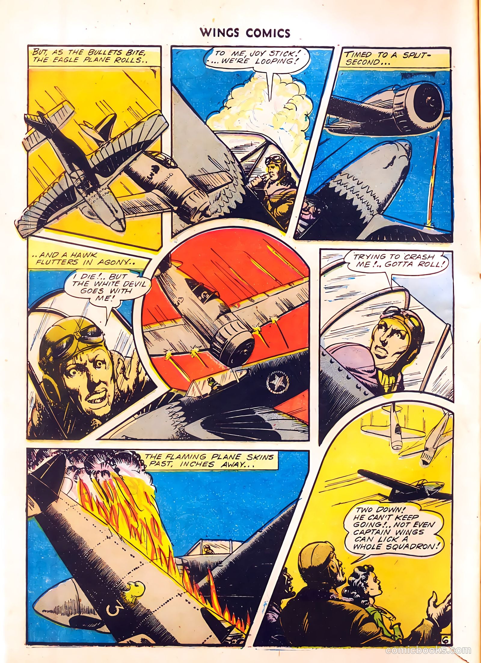 Wings Comics #37 — page 8 of 60