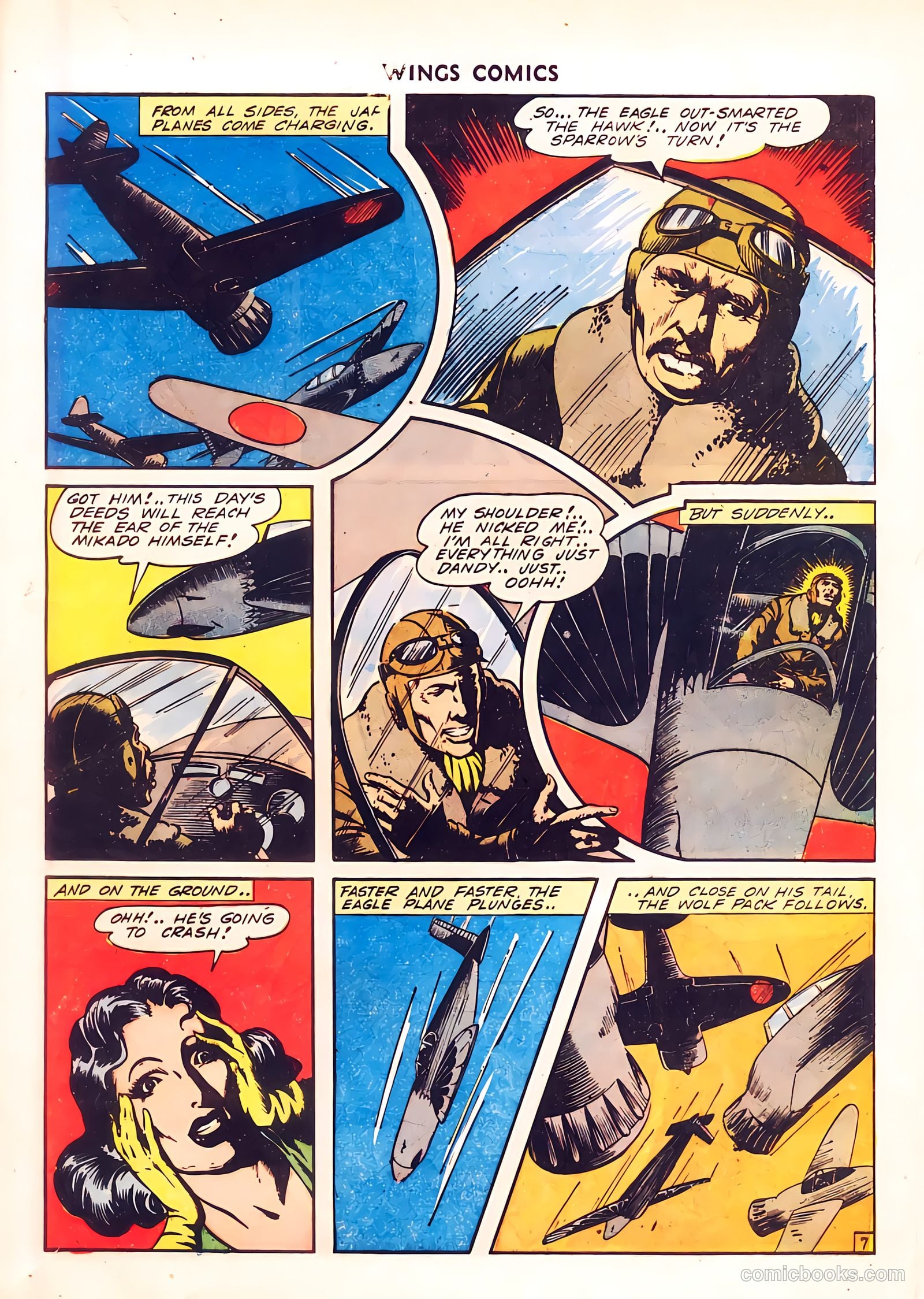 Wings Comics #37 — page 9 of 60