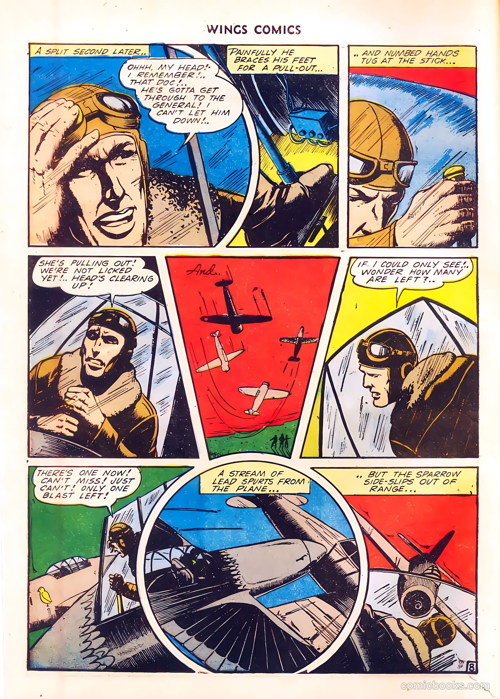 Wings Comics #37 — page 10 of 60