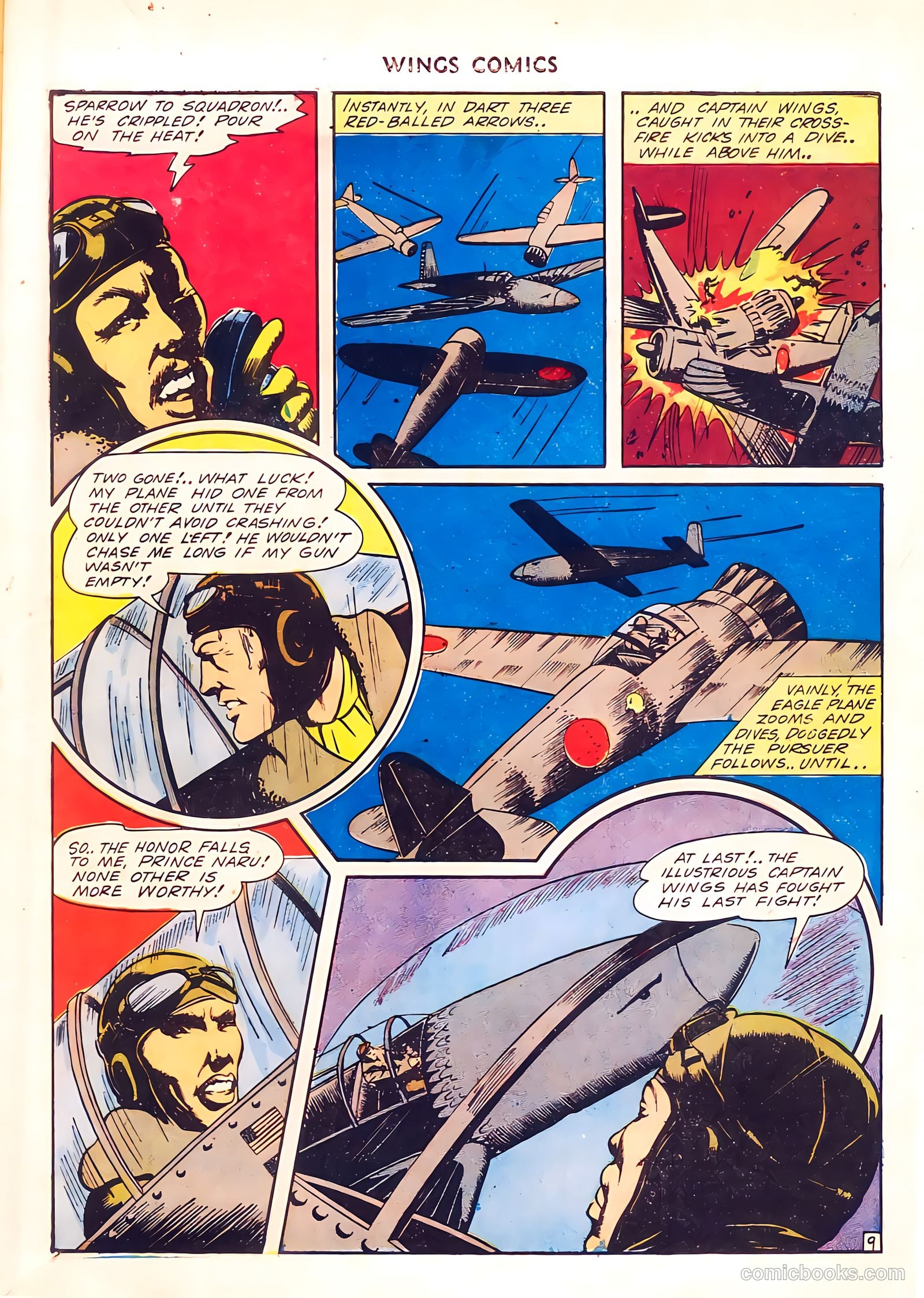 Wings Comics #37 — page 11 of 60