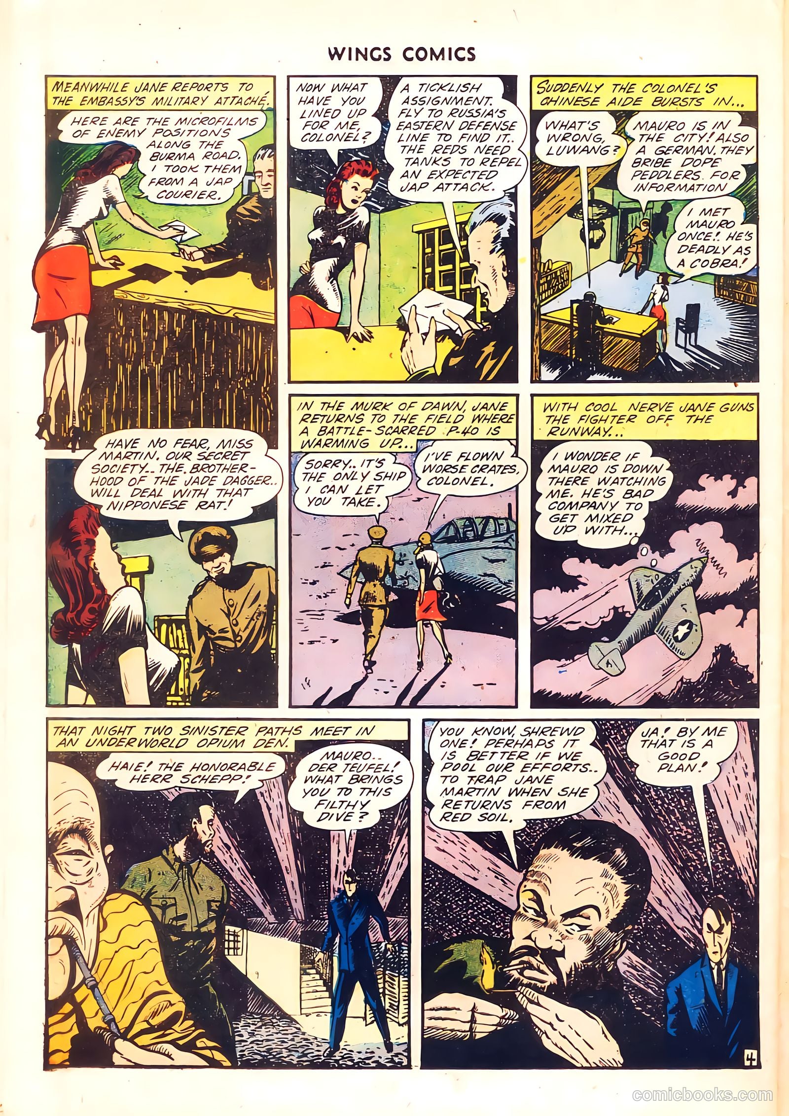 Wings Comics #37 — page 46 of 60