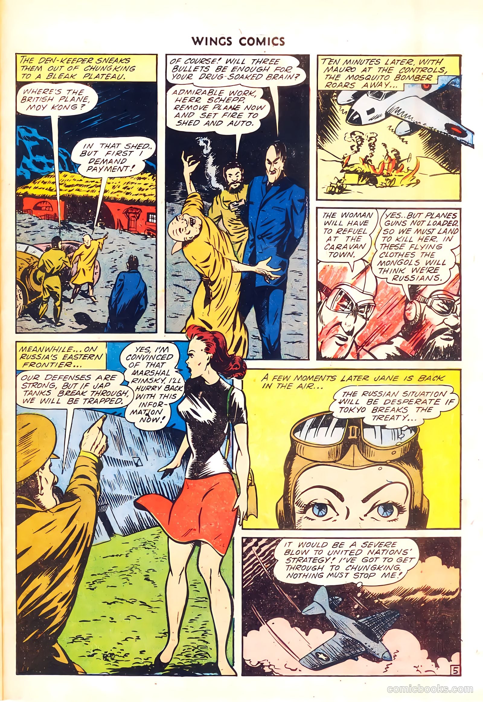 Wings Comics #37 — page 47 of 60