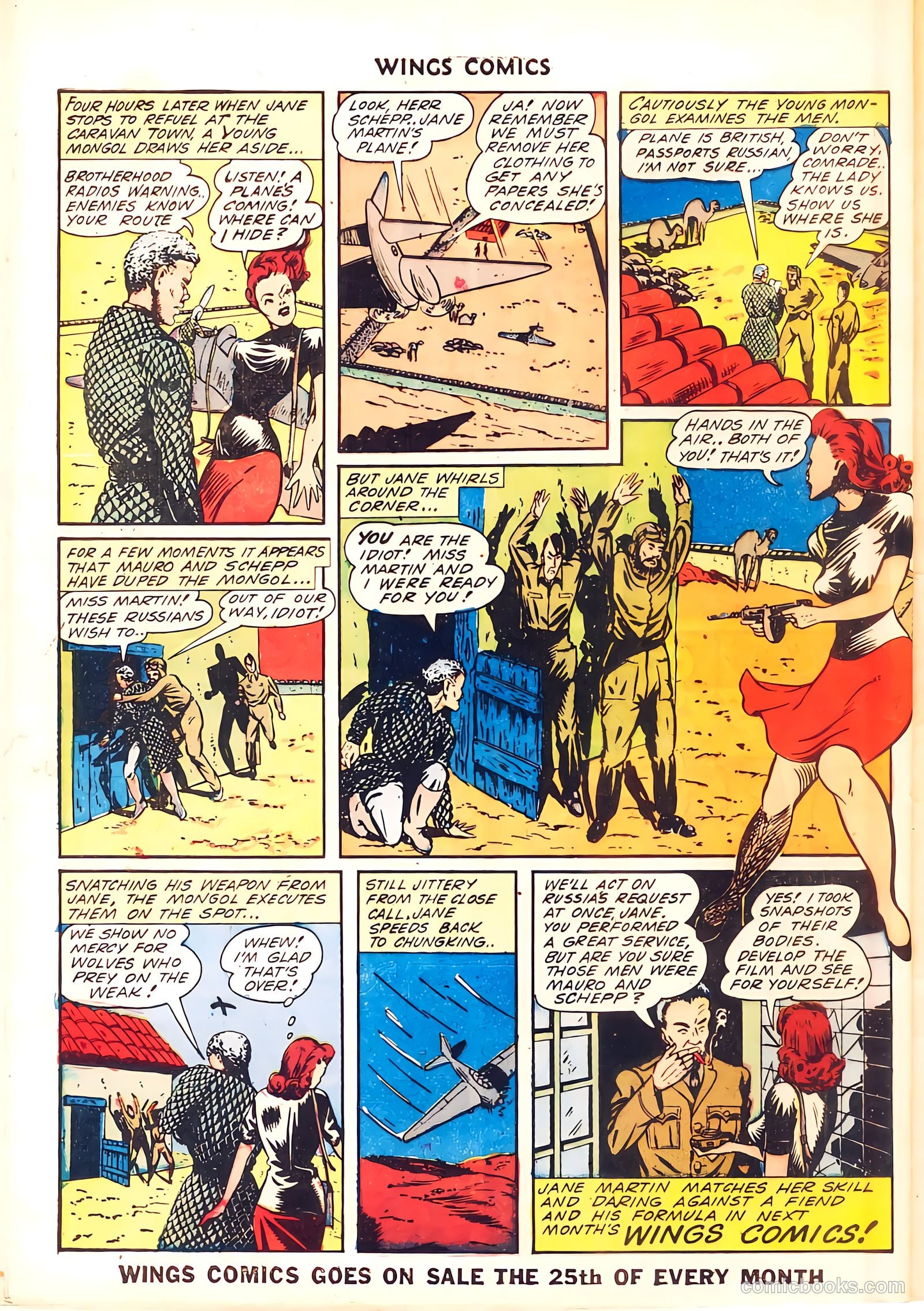Wings Comics #37 — page 48 of 60