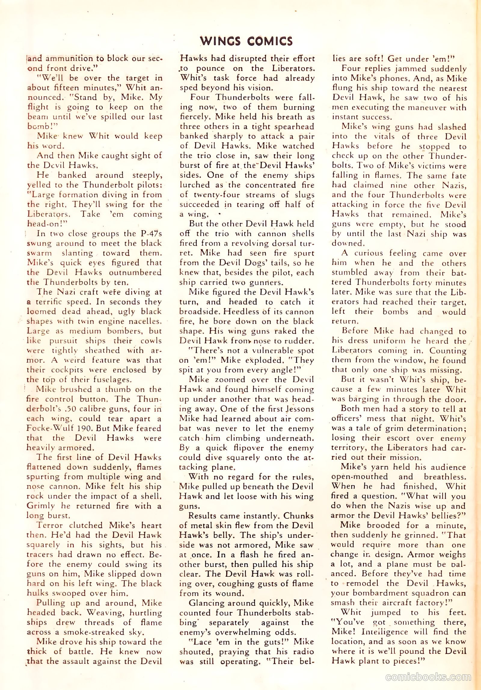 Wings Comics #37 — page 50 of 60