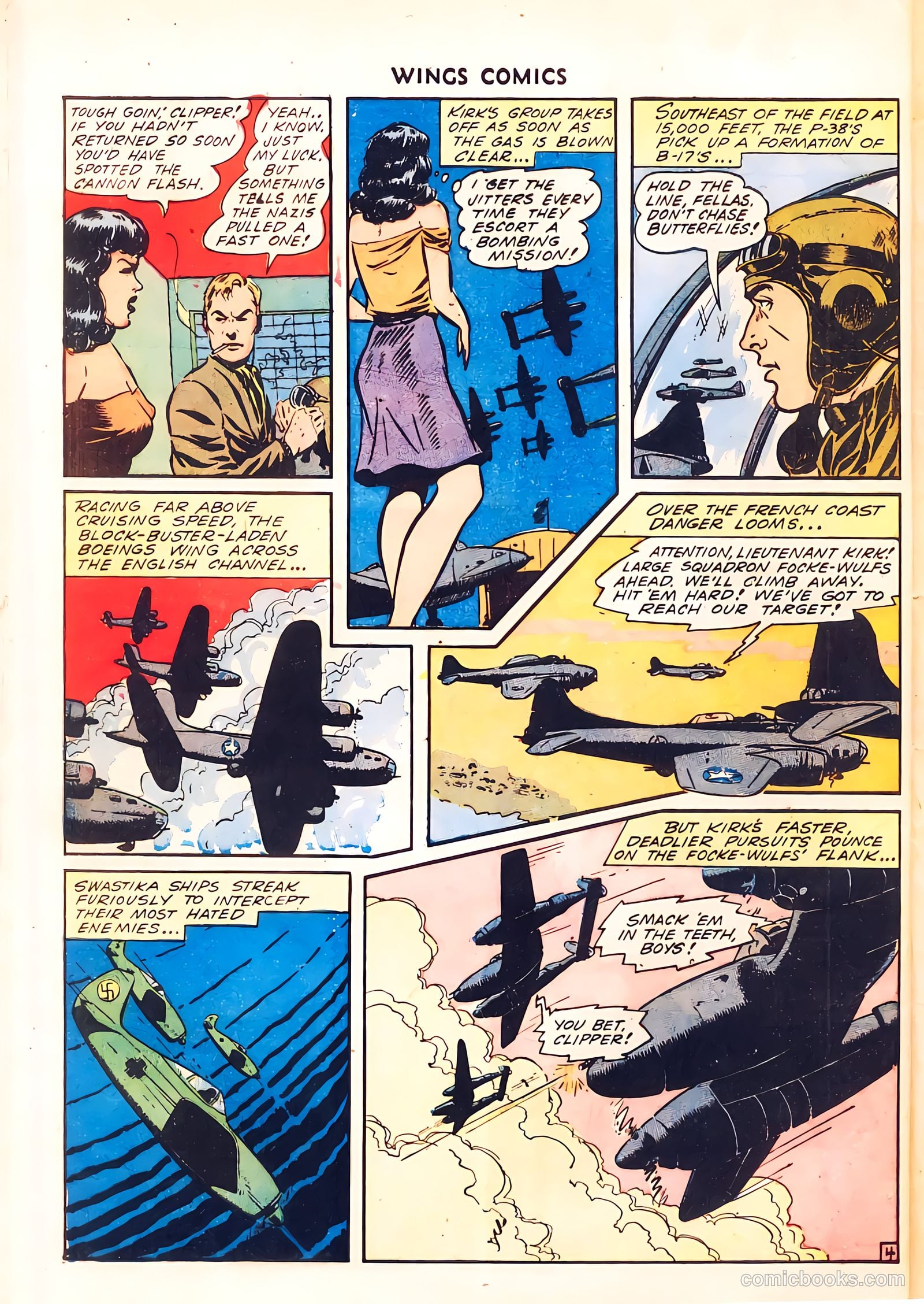 Wings Comics #37 — page 54 of 60