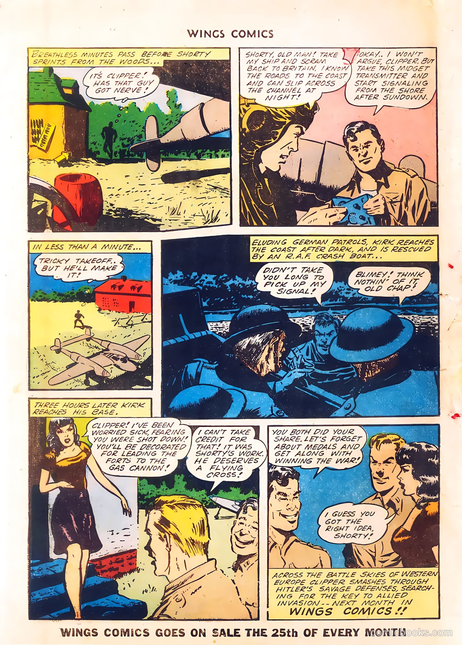 Wings Comics #37 — page 58 of 60