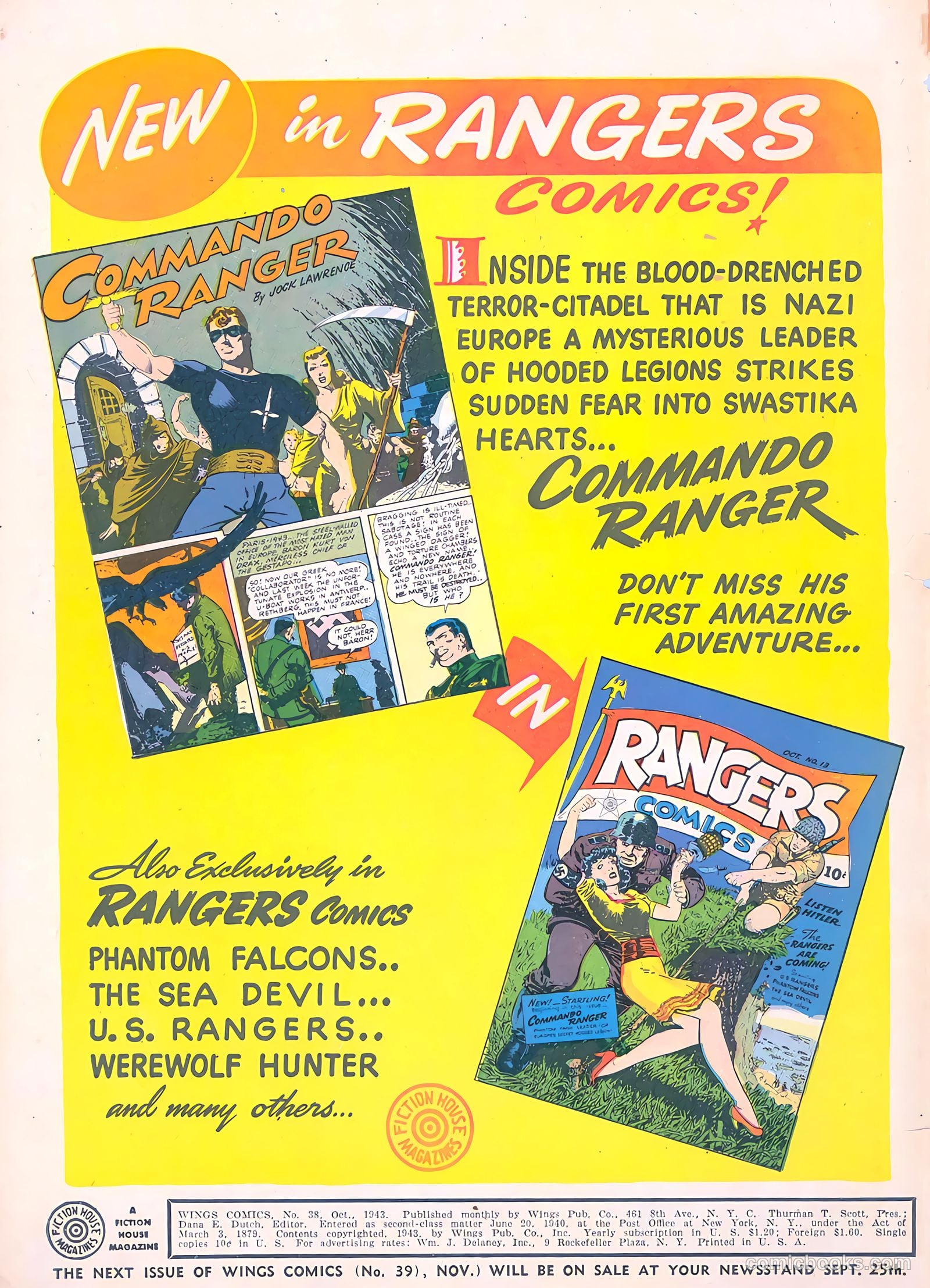 Wings Comics #38 — page 2 of 60
