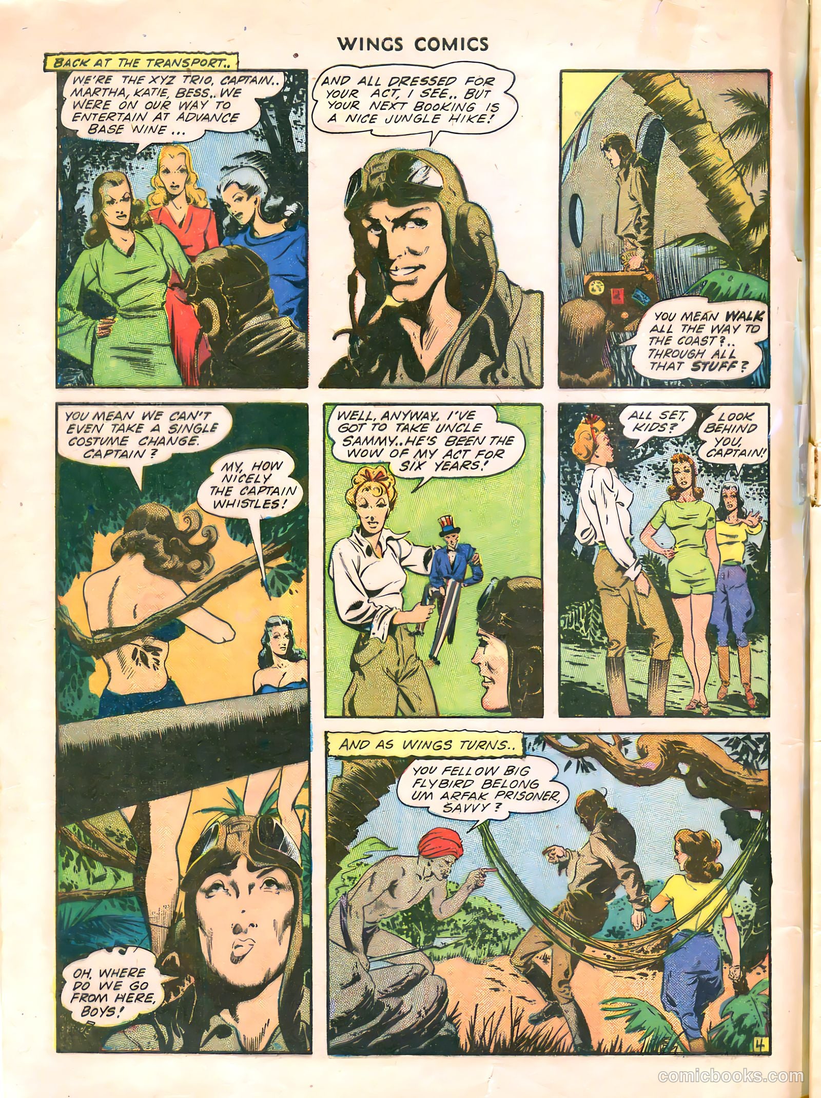 Wings Comics #38 — page 6 of 60