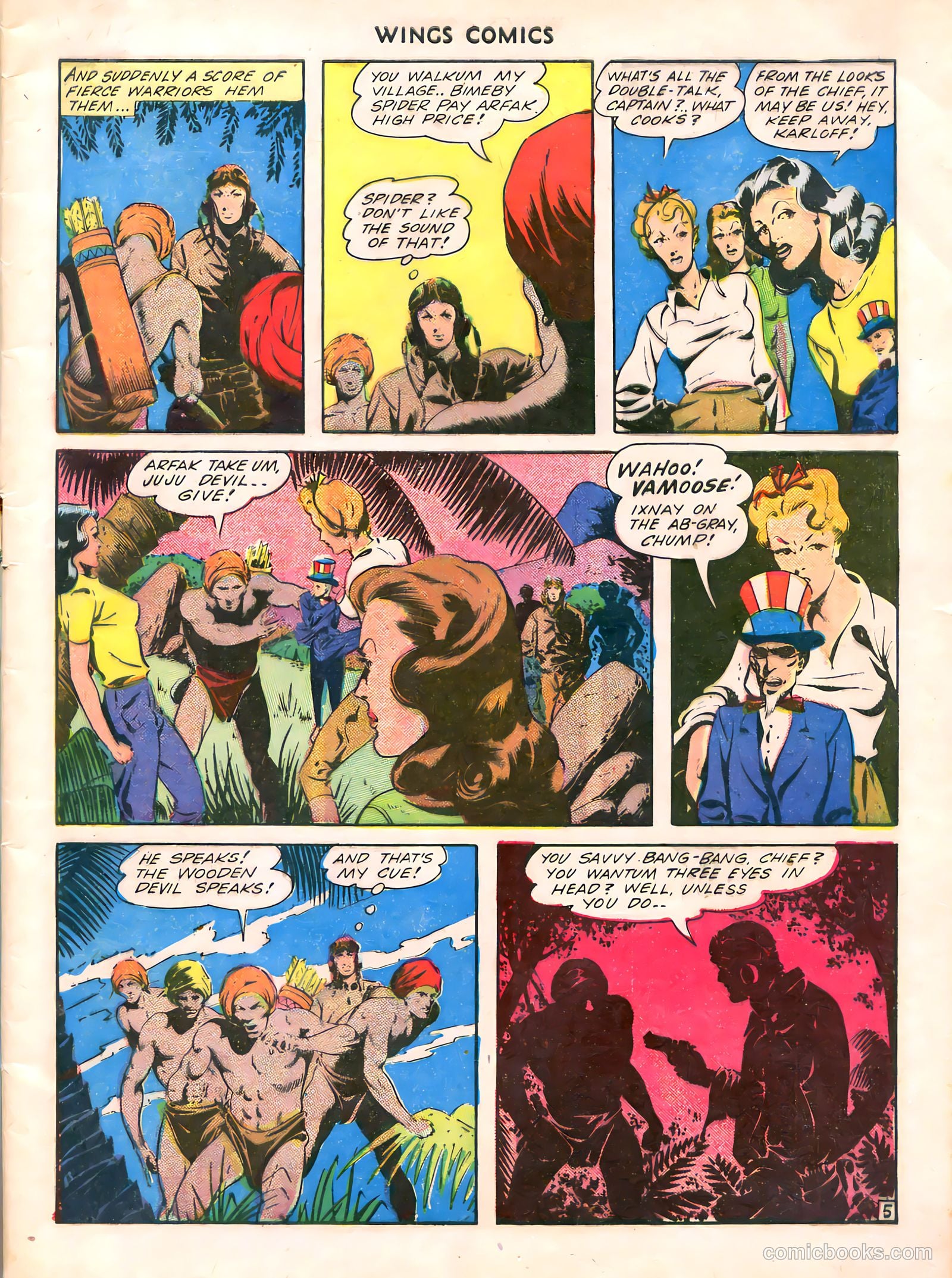 Wings Comics #38 — page 7 of 60
