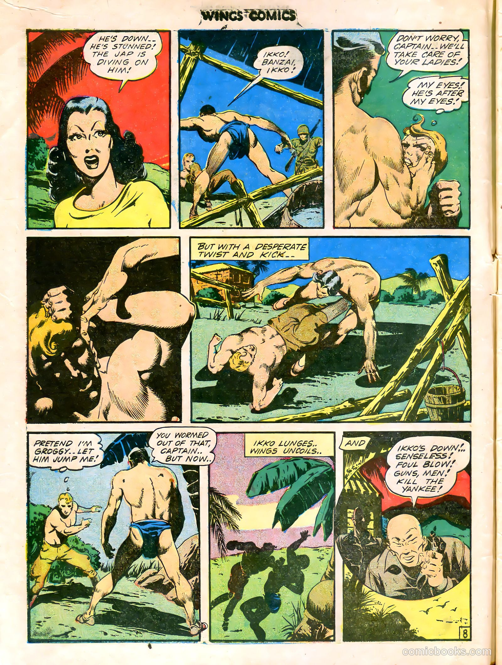 Wings Comics #38 — page 10 of 60