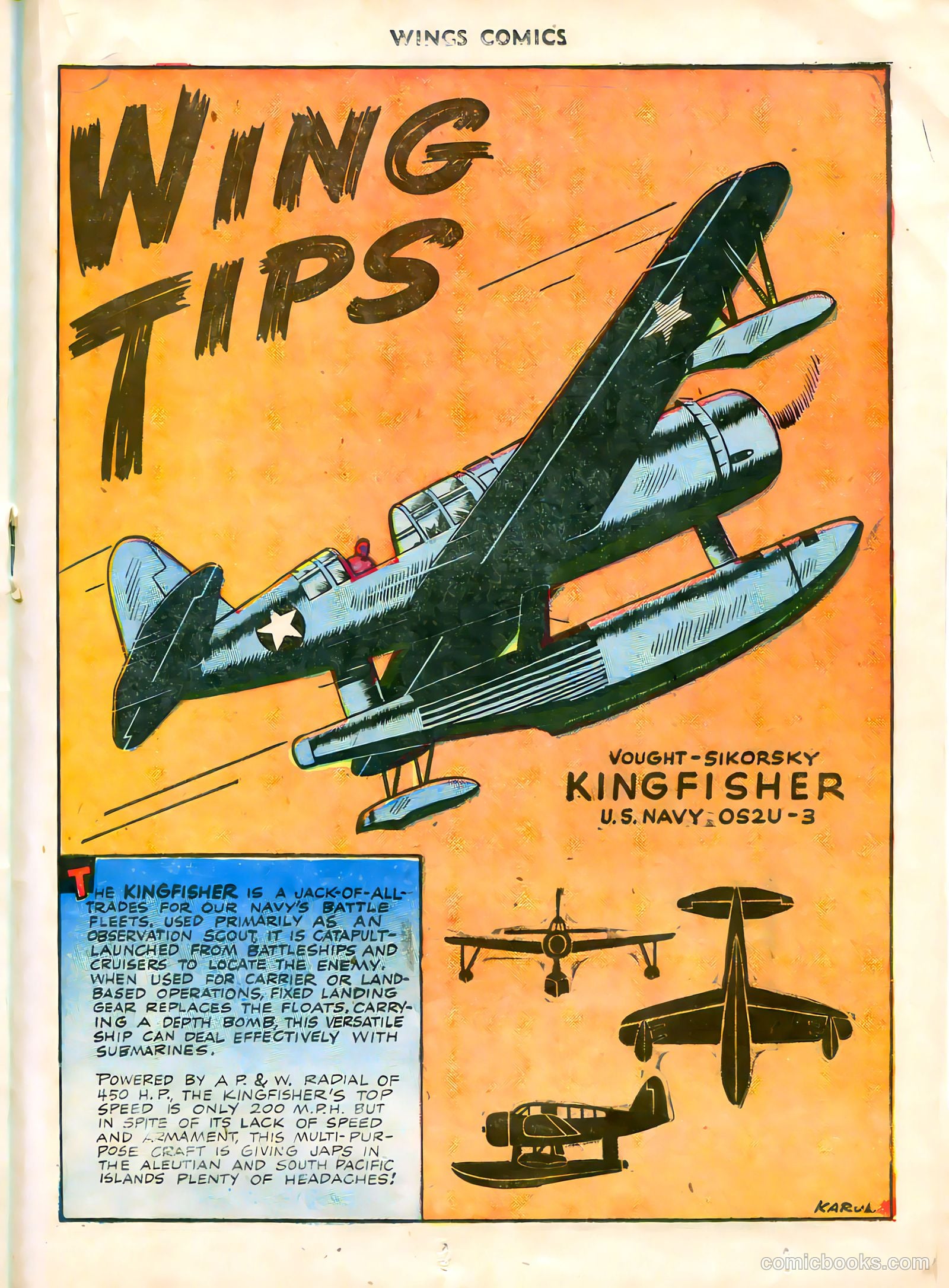 Wings Comics #38 — page 35 of 60