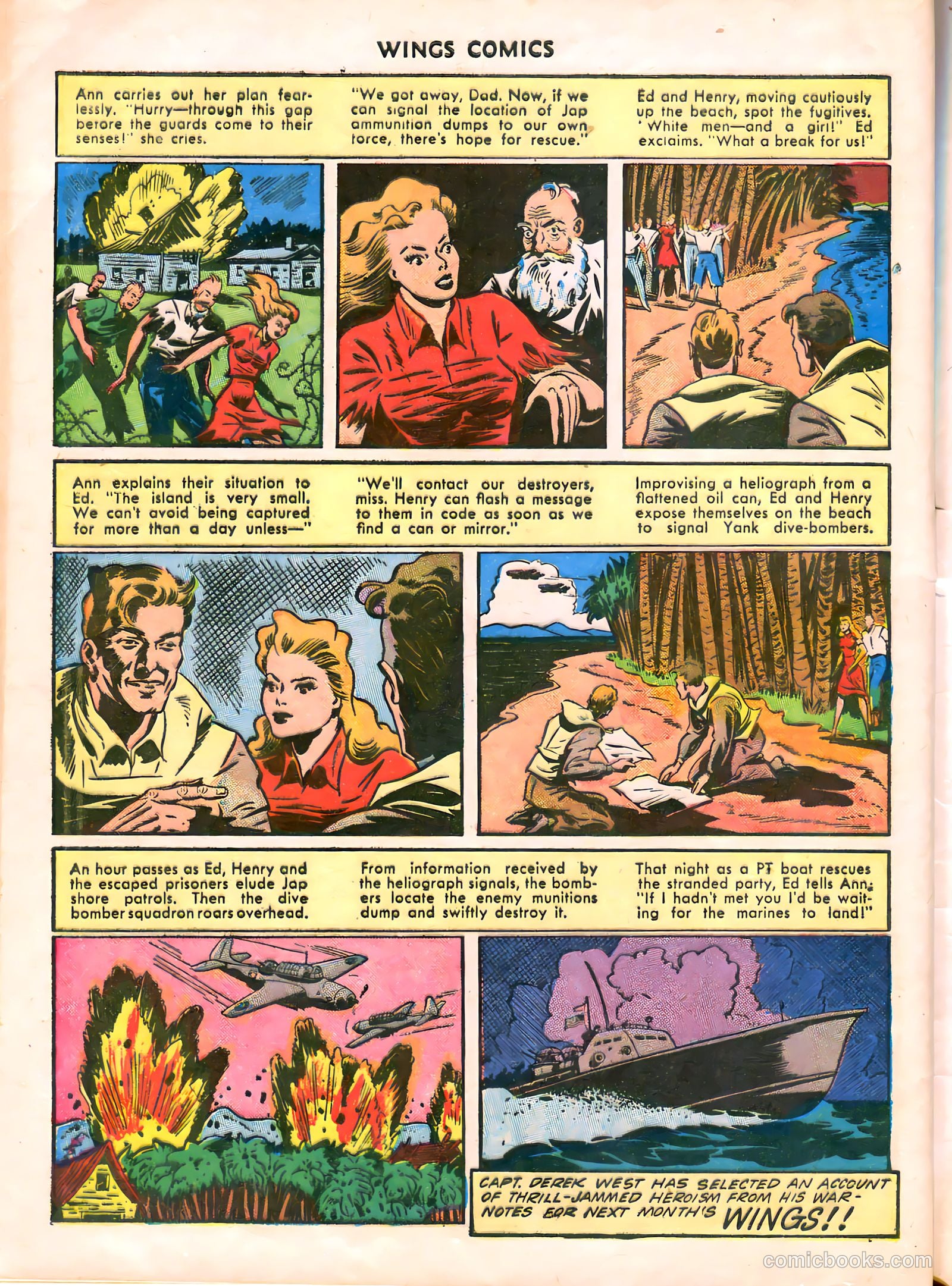 Wings Comics #38 — page 50 of 60