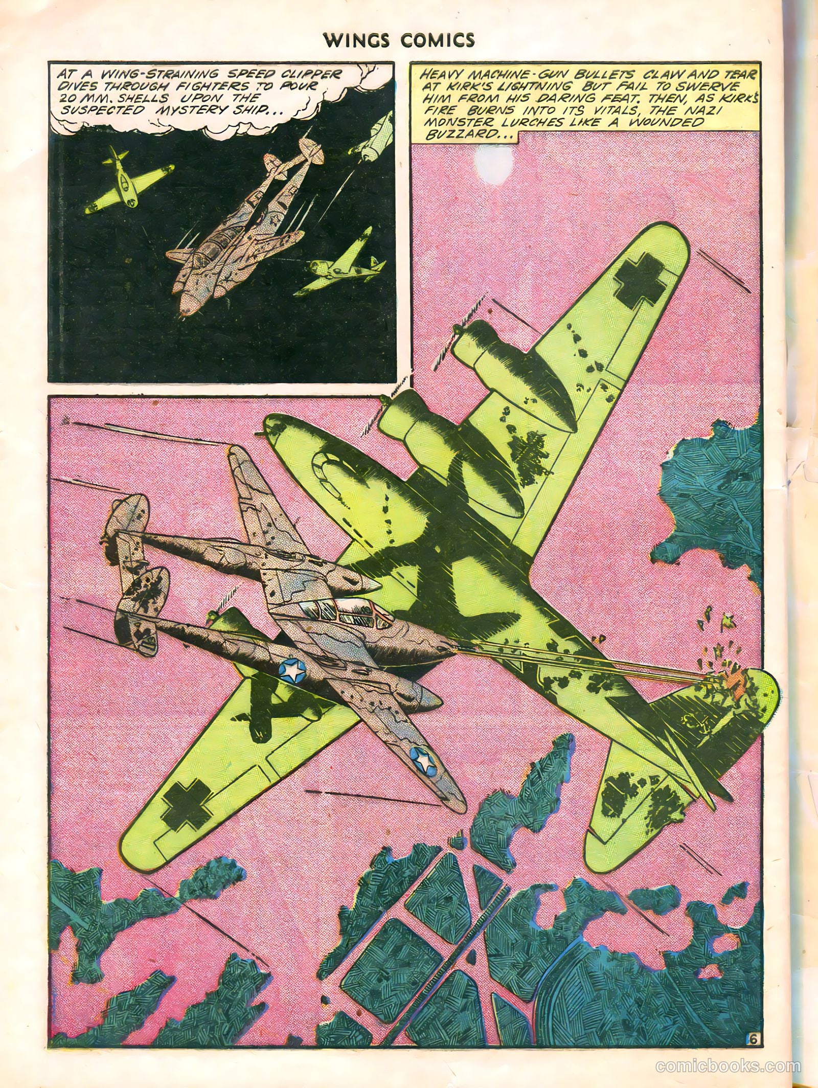 Wings Comics #38 — page 56 of 60