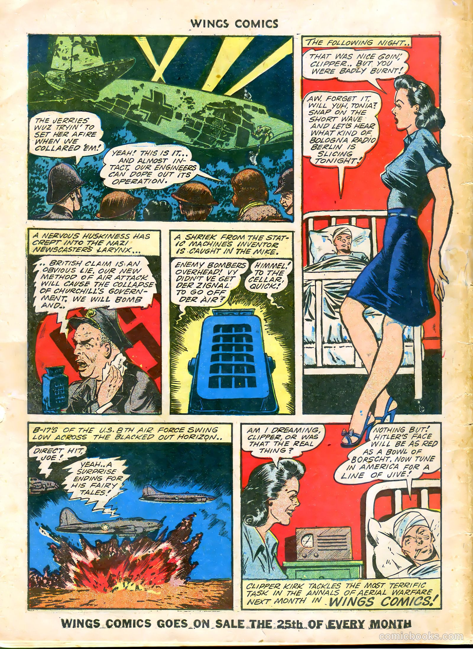 Wings Comics #38 — page 58 of 60