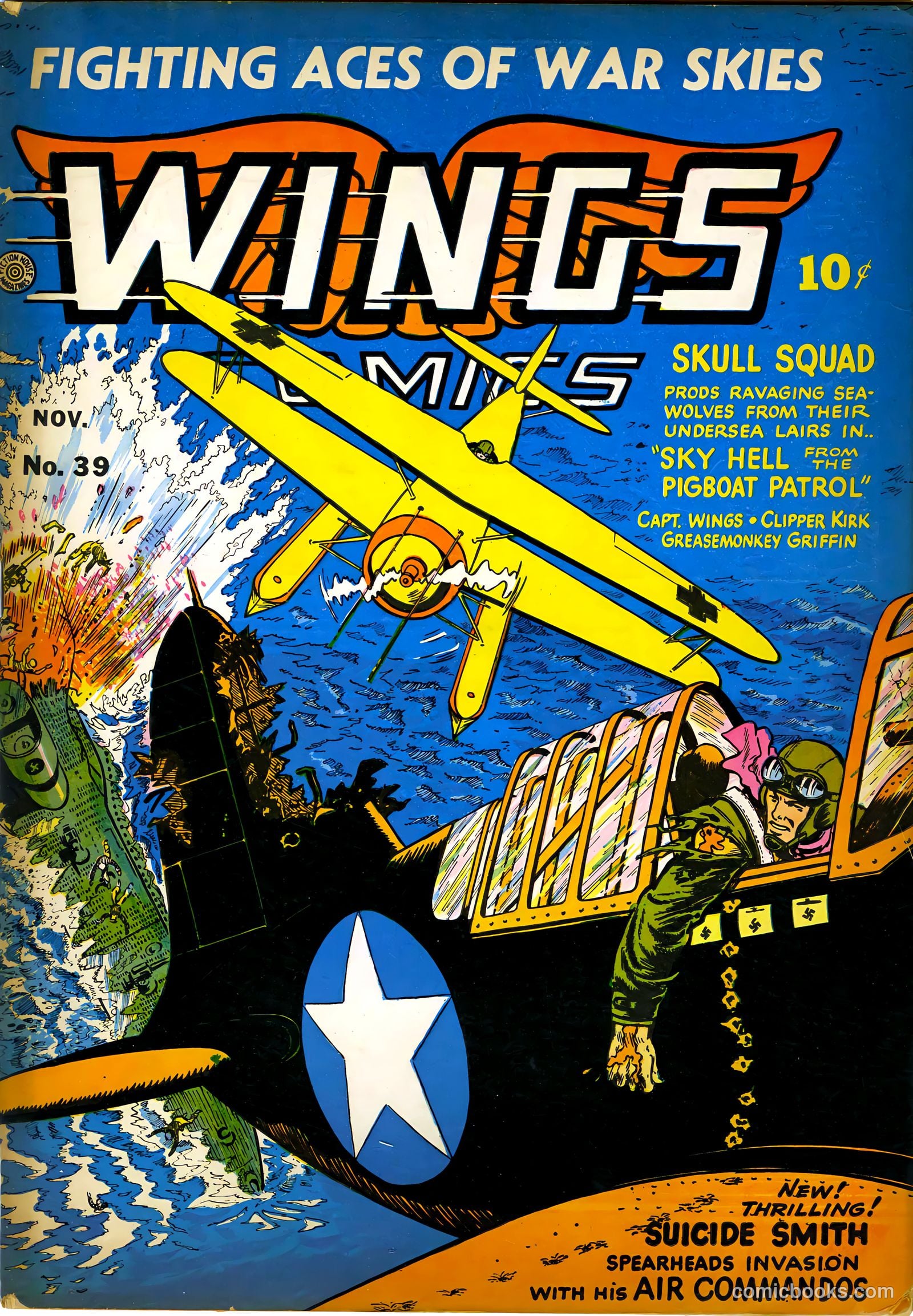 Wings Comics #39 — page 1 of 60