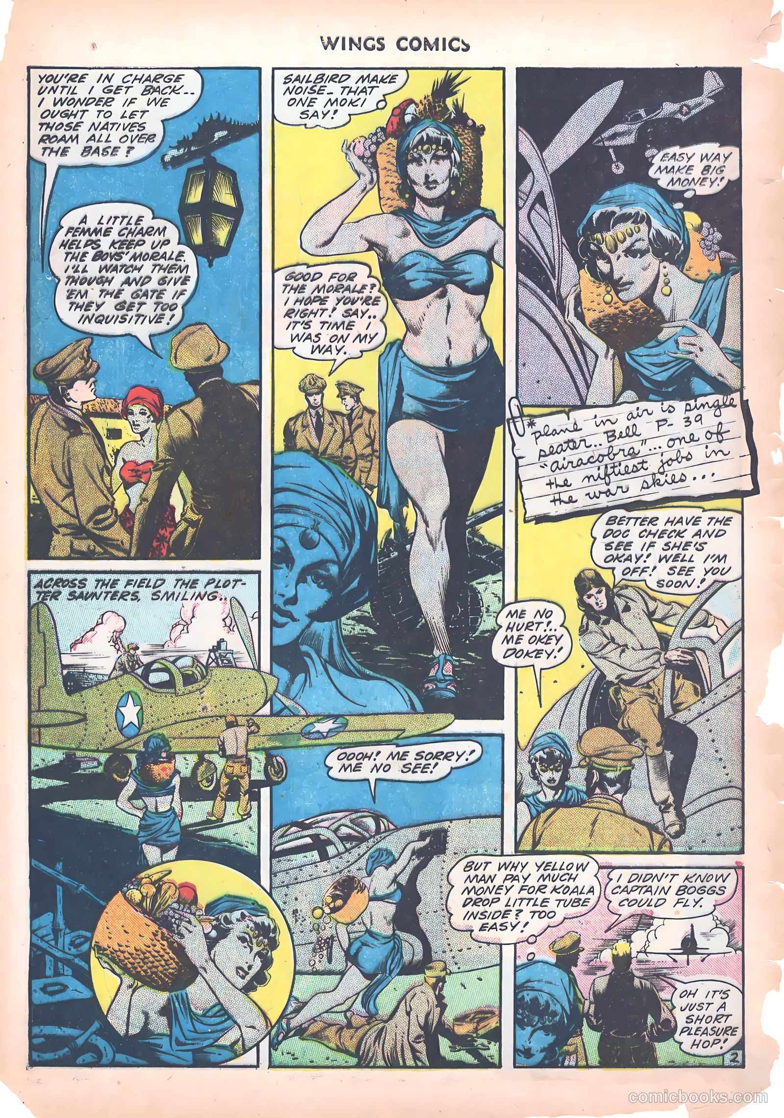 Wings Comics #39 — page 4 of 60