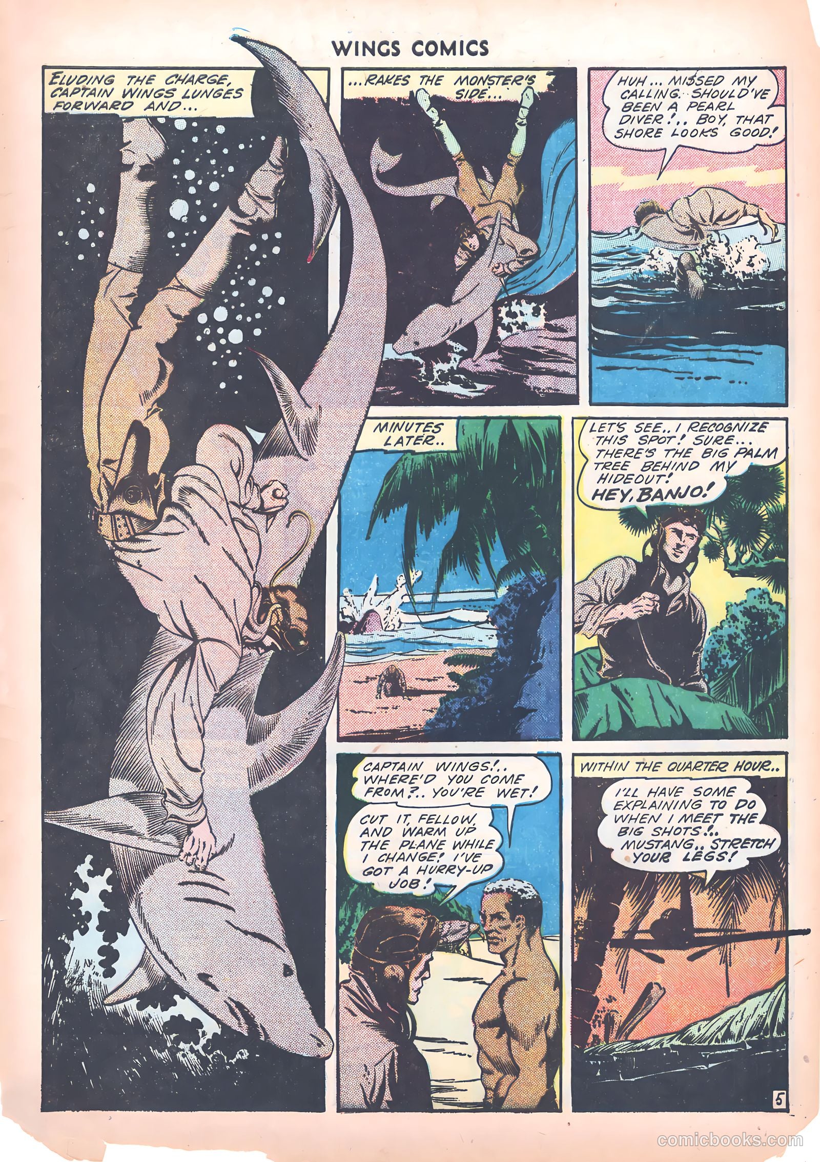 Wings Comics #39 — page 7 of 60