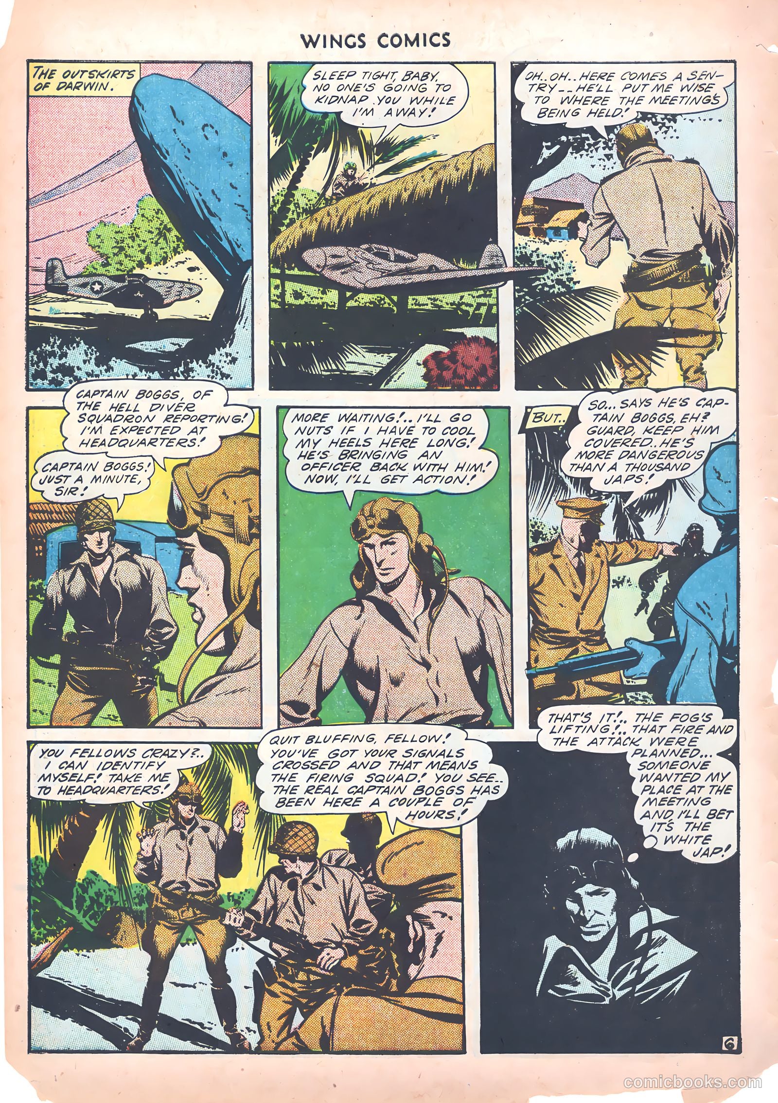 Wings Comics #39 — page 8 of 60