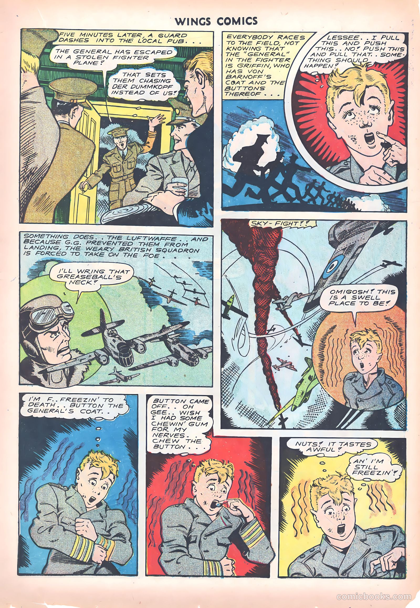 Wings Comics #39 — page 23 of 60