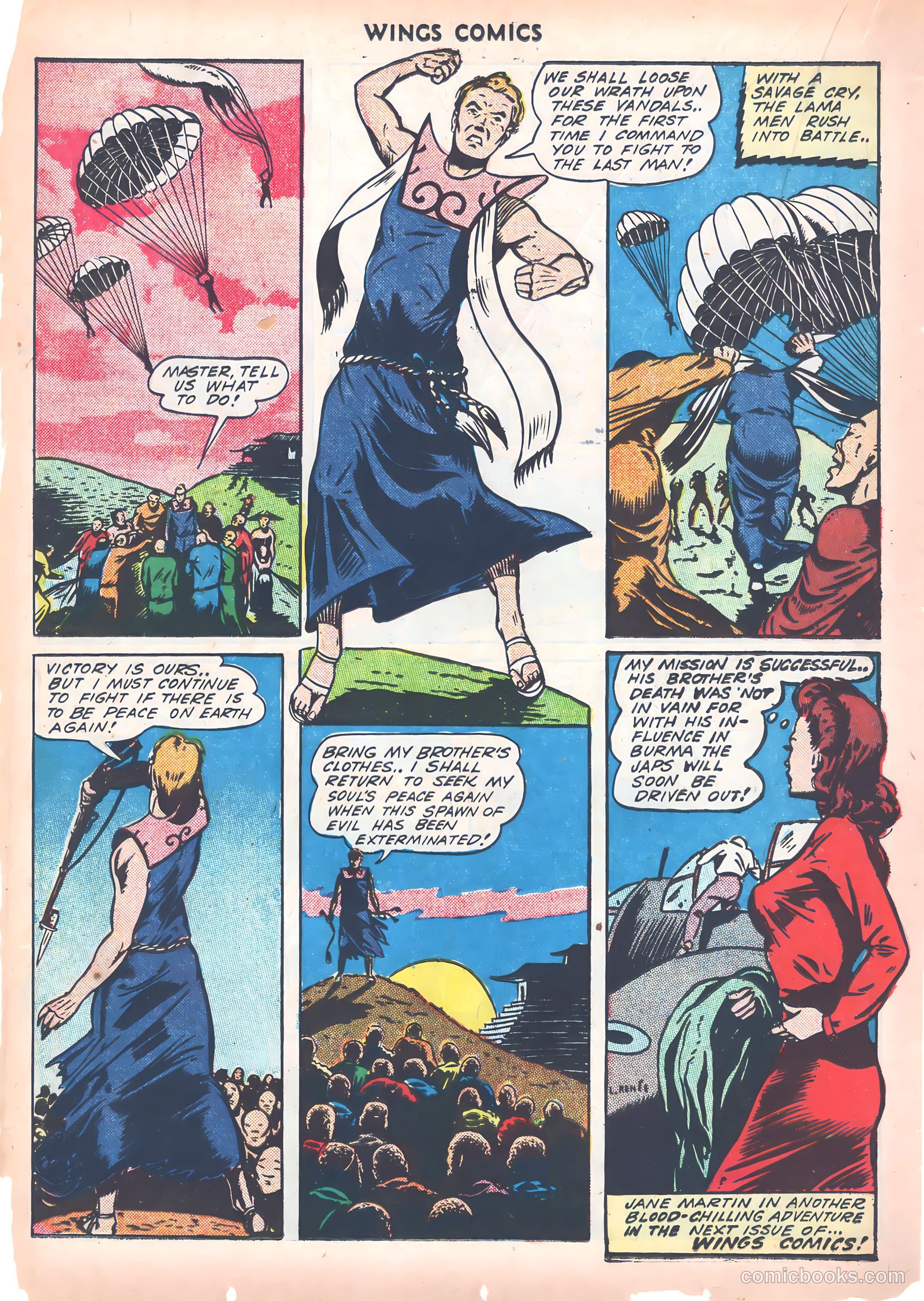Wings Comics #39 — page 34 of 60