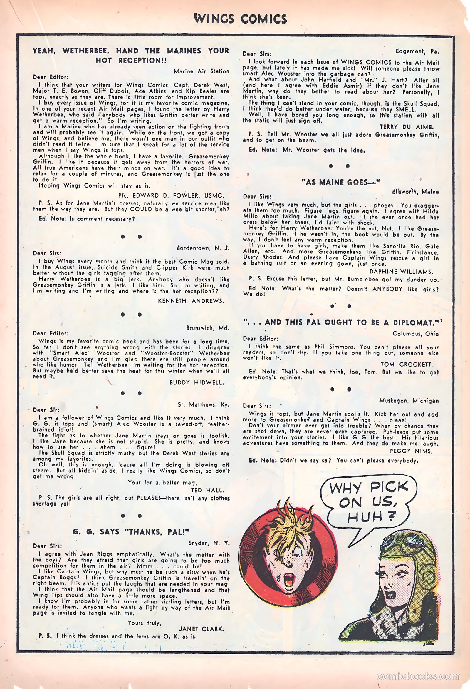 Wings Comics #39 — page 37 of 60